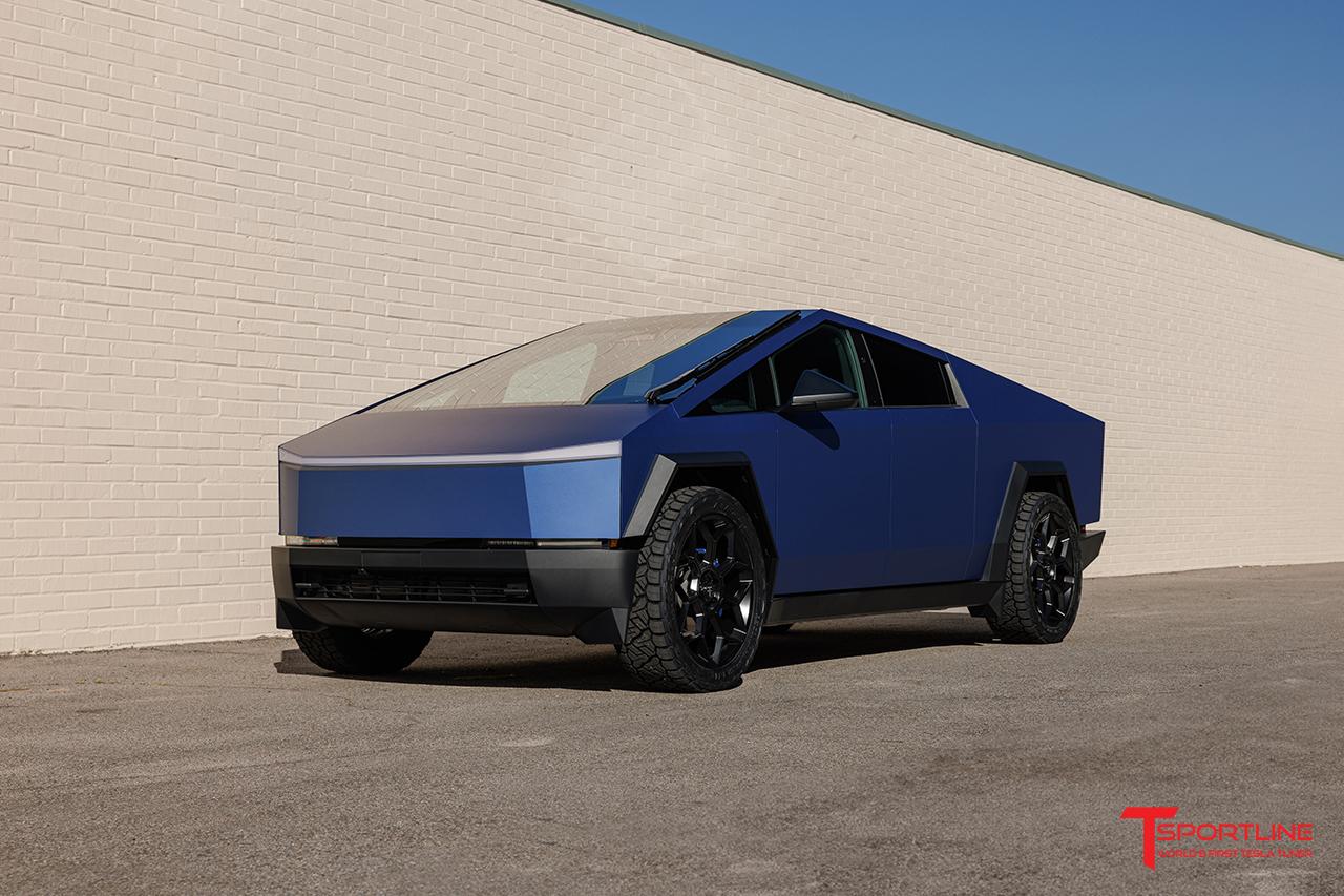 Tesla Cybertruck Cybertruck Aftermarket Wheels & Tires Photos + Info Compilation e-blue-cybertruck-24-inch-aftermarket-wheels-c-
