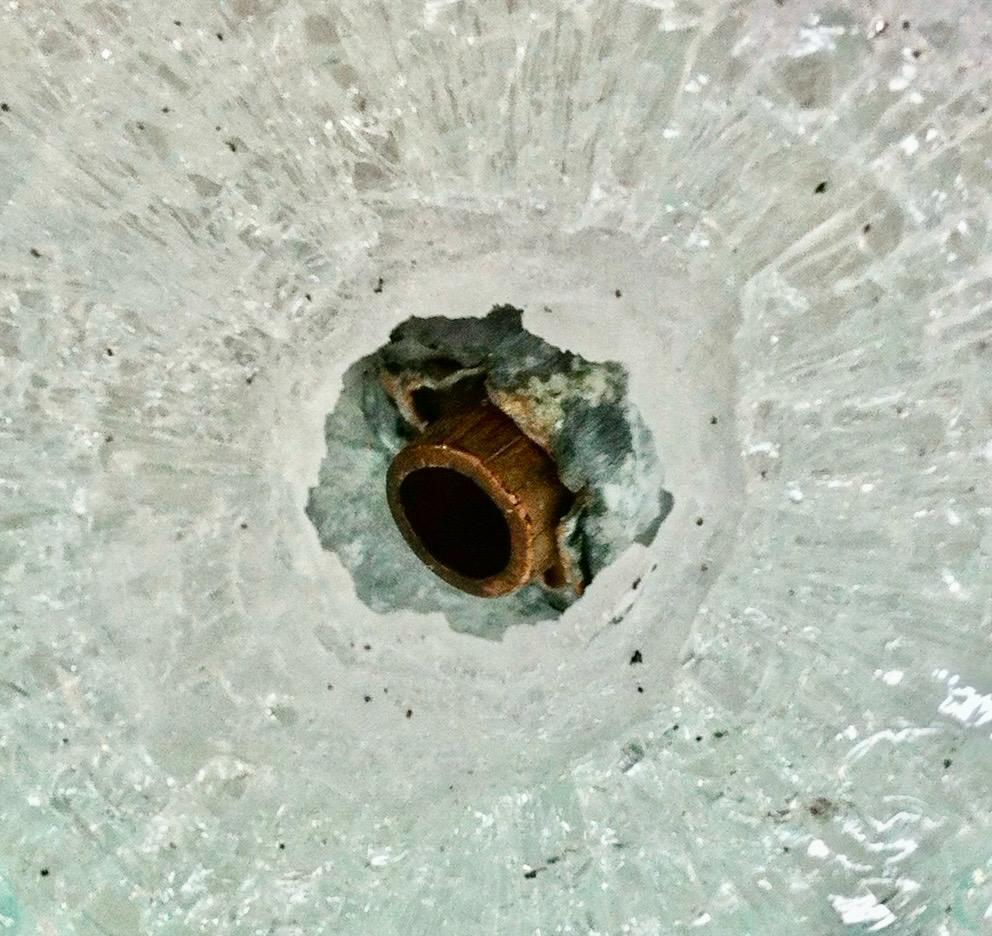 Tesla Cybertruck Ballistic Glass for Cybertrucks (Bulletproof Windows) 9mm Shot