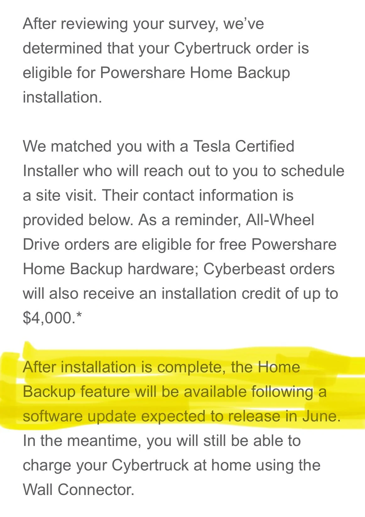 Tesla Cybertruck Great information about PowerShare installation companies, pricing & configurations IMG_0707
