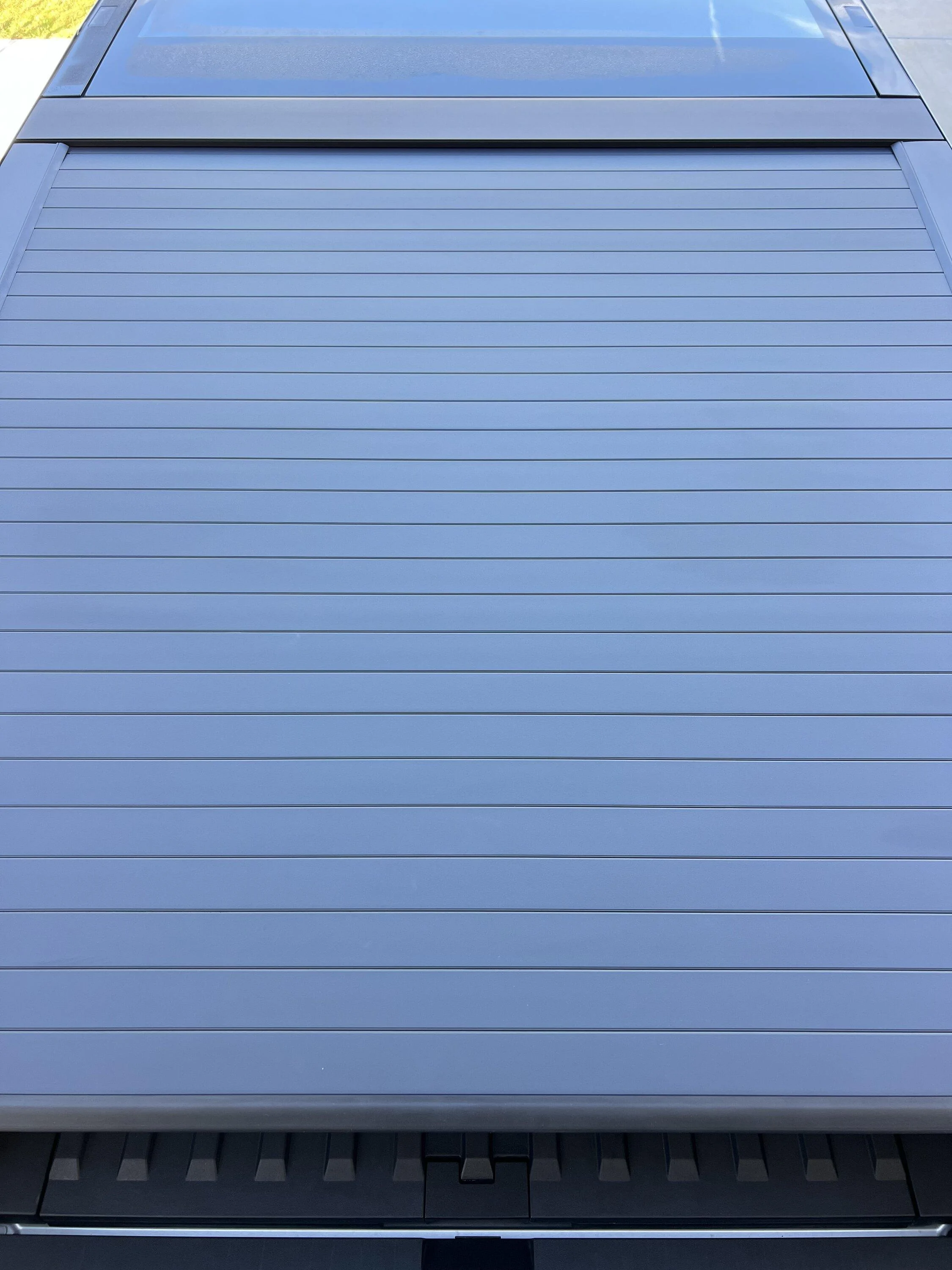 Tesla Cybertruck Quality issue Vault Cover color mismatch - Door Alignment IMG_1456
