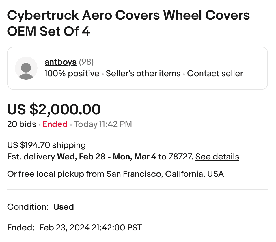 Tesla Cybertruck About that aero cover / tire damage... "Take them off!" Screenshot 2024-02-23 at 11.51.26 PM