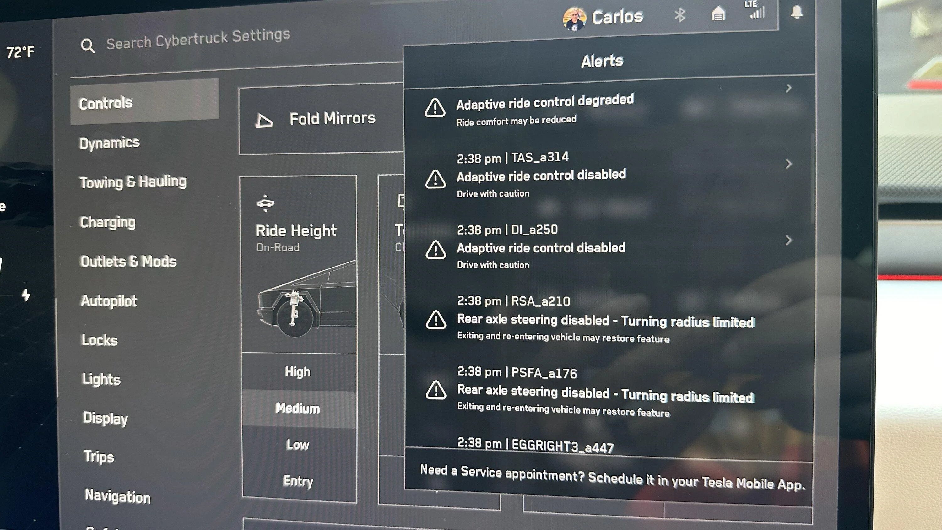 Tesla Cybertruck Two Days In = Critical Errors (25 of them) IMG_5165