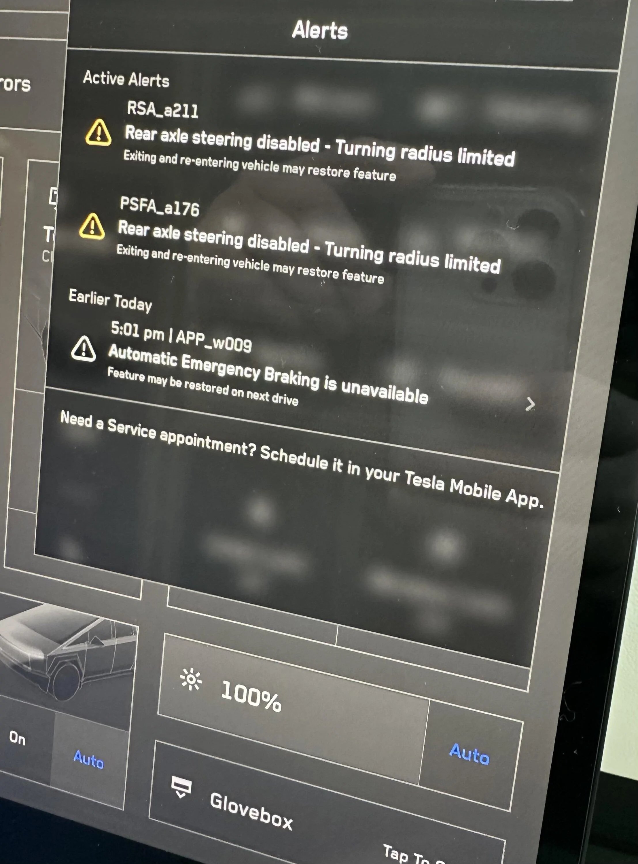 Tesla Cybertruck Two Days In = Critical Errors (25 of them) IMG_1796
