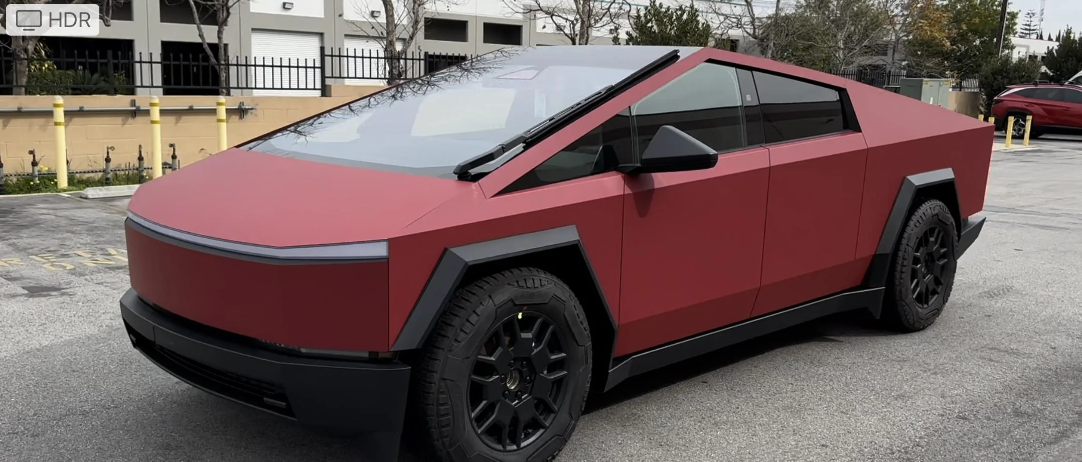 Tesla Cybertruck Forward cameras inoperative after getting wrap IMG_2272