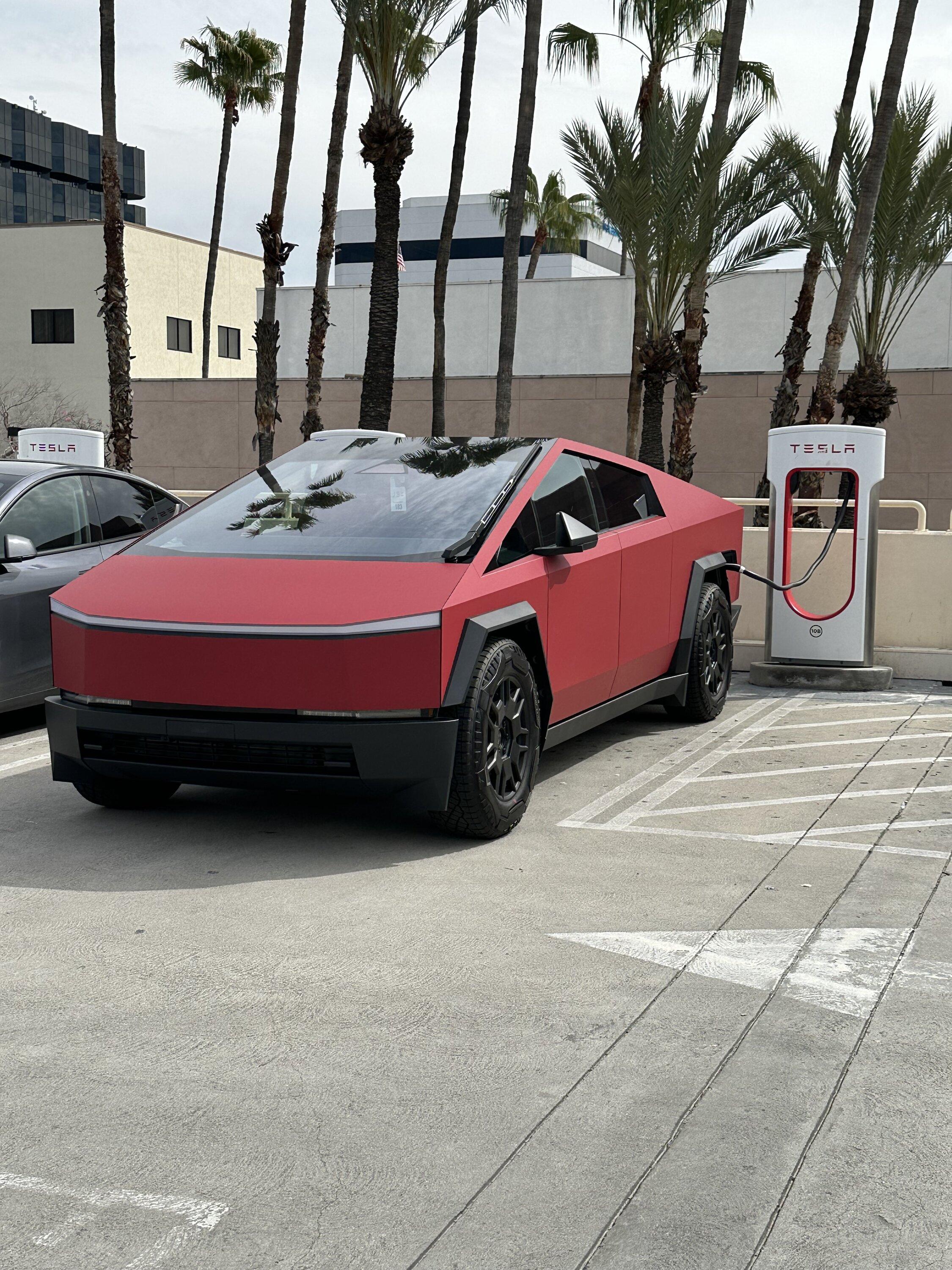 Tesla Cybertruck Forward cameras inoperative after getting wrap IMG_2270