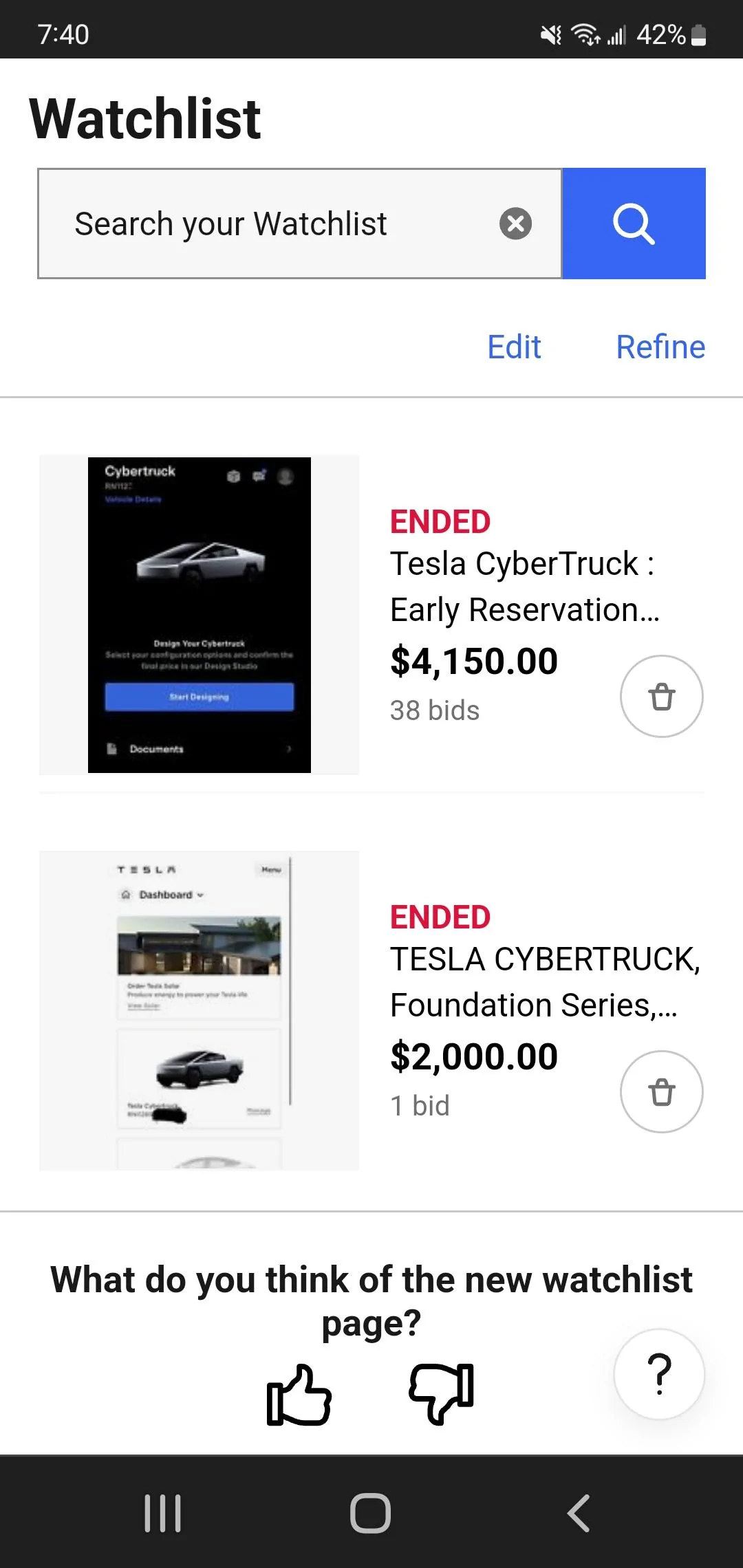 Tesla Cybertruck Is Tesla Making a Blacklist Book (of Cybertruck resellers)? Screenshot_20240224-194010_Edg