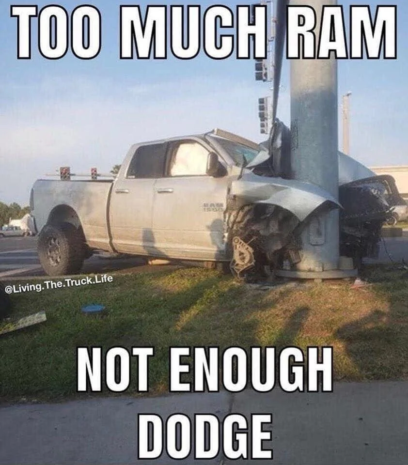 Tesla Cybertruck Cybertruck rear ended by Ram truck. Stainless steel TKO 🥊 Too much RAM