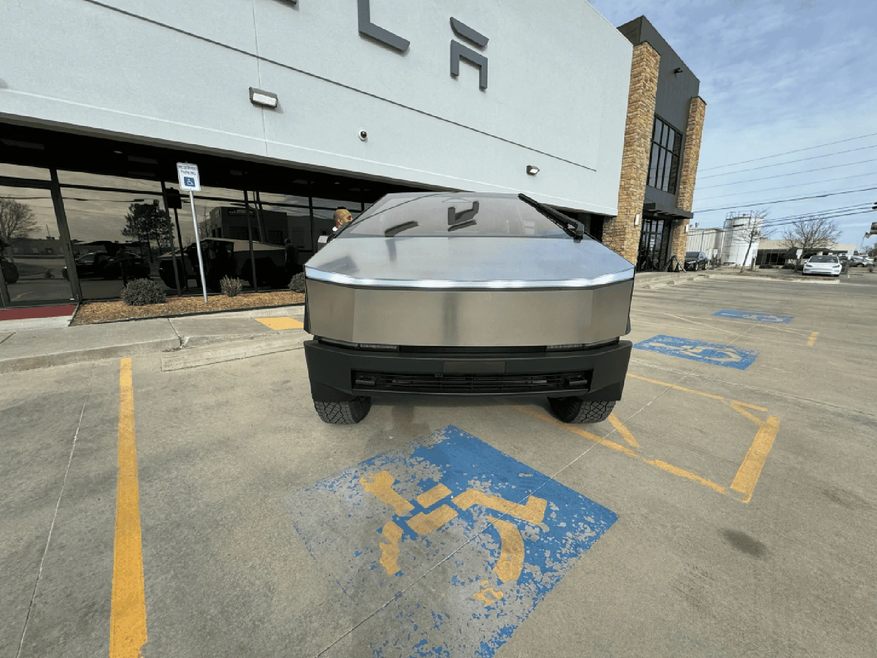 Tesla Cybertruck 875 Cybertrucks delivered to customers so far (as of 2/27/24) says Tulsa OK rep IMG_1760