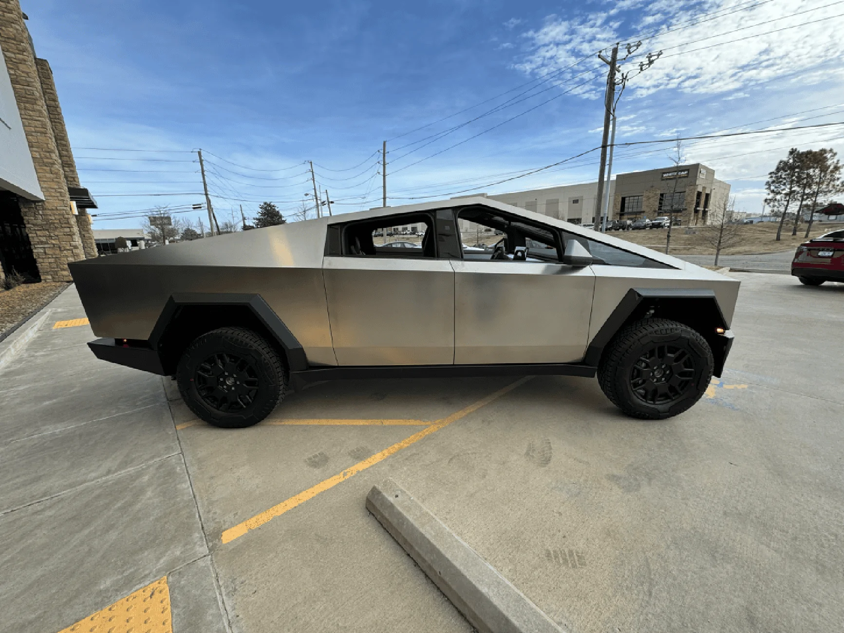 Tesla Cybertruck 875 Cybertrucks delivered to customers so far (as of 2/27/24) says Tulsa OK rep IMG_1751