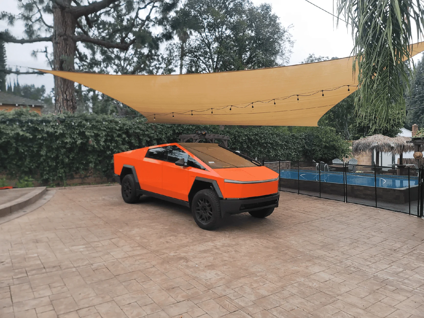Tesla Cybertruck ORANGE Vinyl Wrap & PPF Cybertruck -- Photos & Videos 20240226_072306-ca47af18-ccaf-4dae-8a53-6ee27d4d9a17