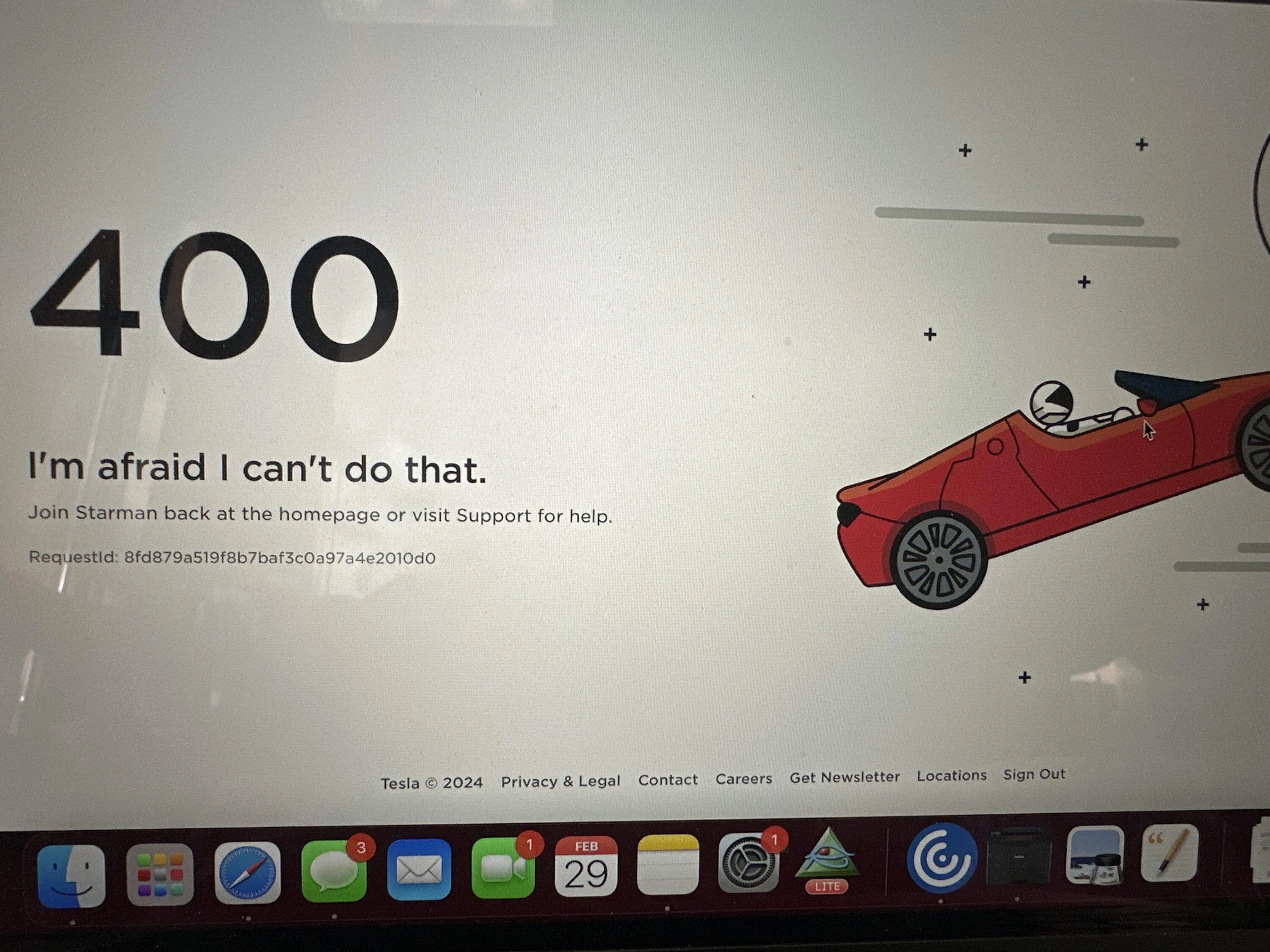 Tesla Cybertruck Tesla Account Error! imag