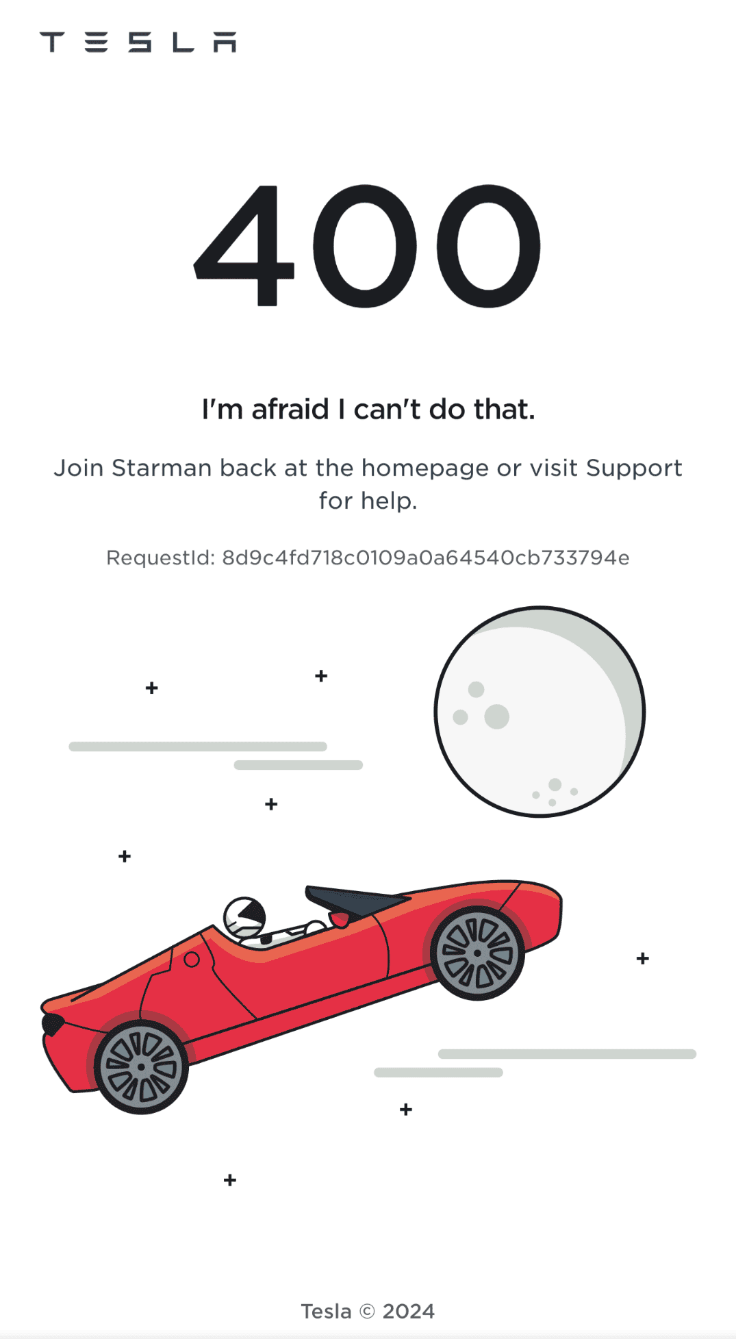 Tesla Cybertruck Tesla Account Error! Screenshot_20240229-173841
