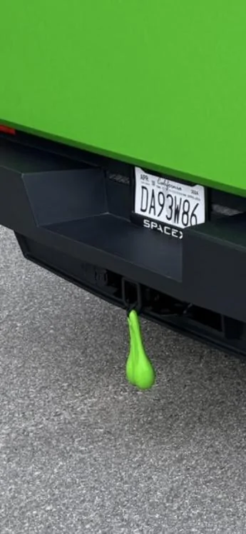 Tesla Cybertruck Hexis Matte Wasabi Green Cybertruck Wrap IMG_0068
