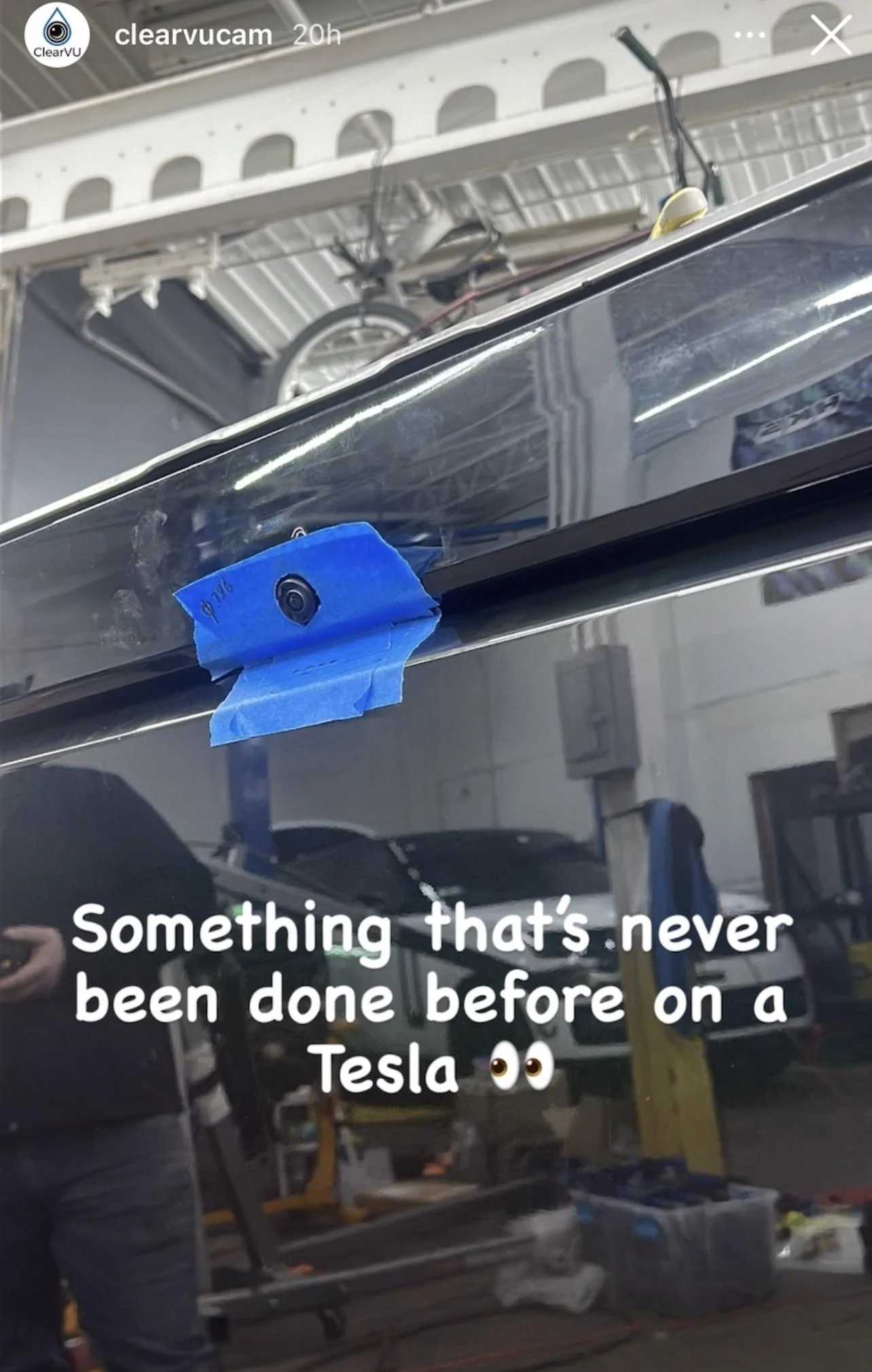 Tesla Cybertruck ClearVu rear camera washer for Cybertruck! IMG_2463