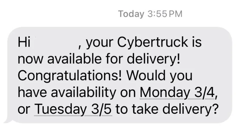 Tesla Cybertruck Arizona rise up! Let’s go. VIN secured. IMG_5618