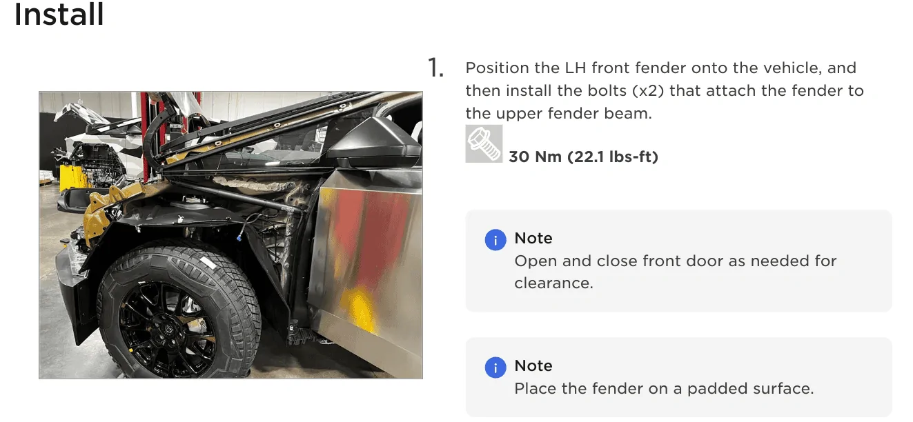 Tesla Cybertruck What is "Within Spec" mm for Cybertruck Panel Gaps? Screenshot 2024-03-02 11.48.34