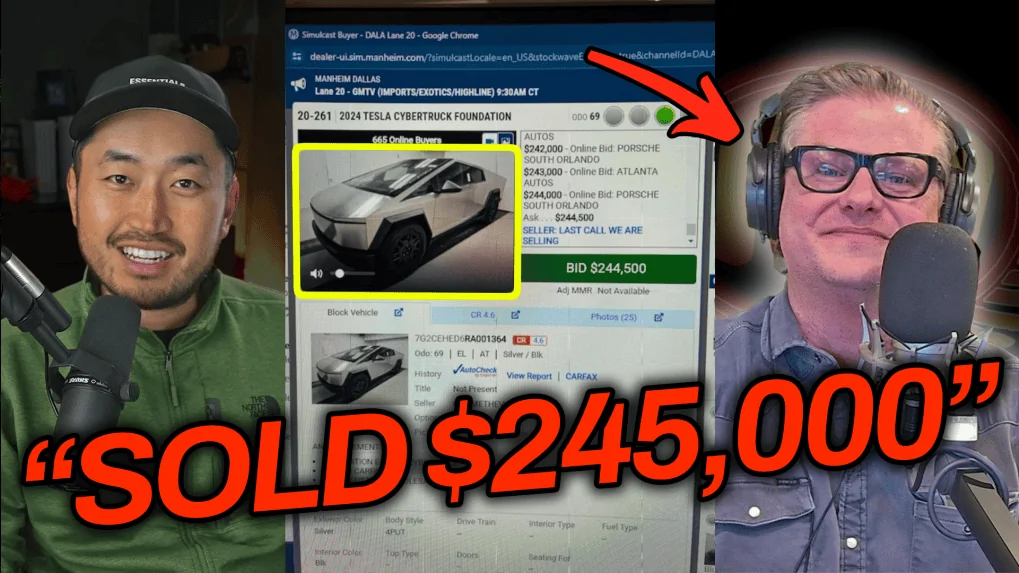 Tesla Cybertruck ❗️ He FLIPPED his CYBERTRUCK for $245,000 🥵 How He Feels about NO-RESALE Agreement & Profit Made Screenshot 2024-03-01 at 11.55.01 PM