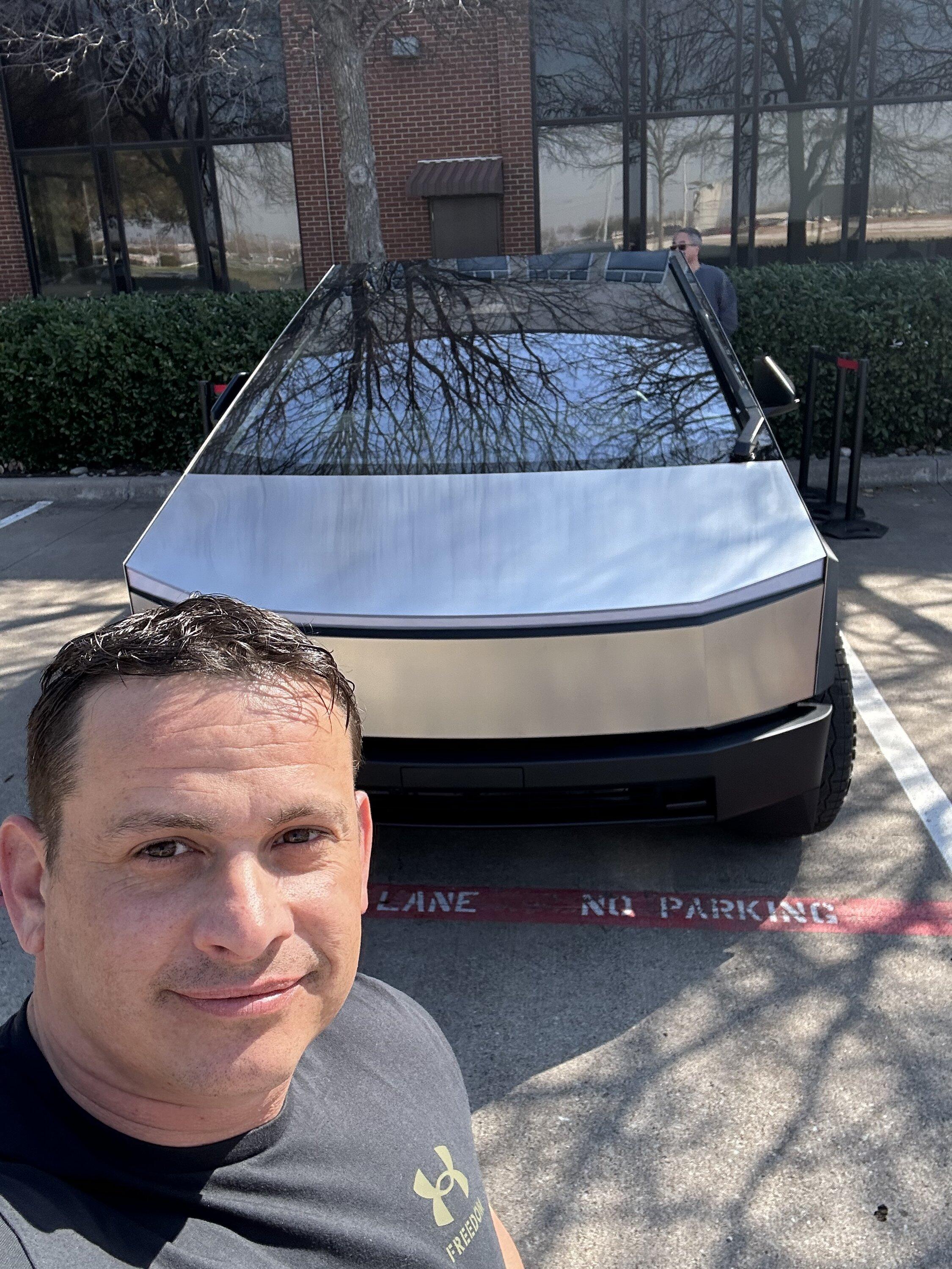 Tesla Cybertruck My DFW Texas Cybertruck delivery... now road trip back to Georgia IMG_4411
