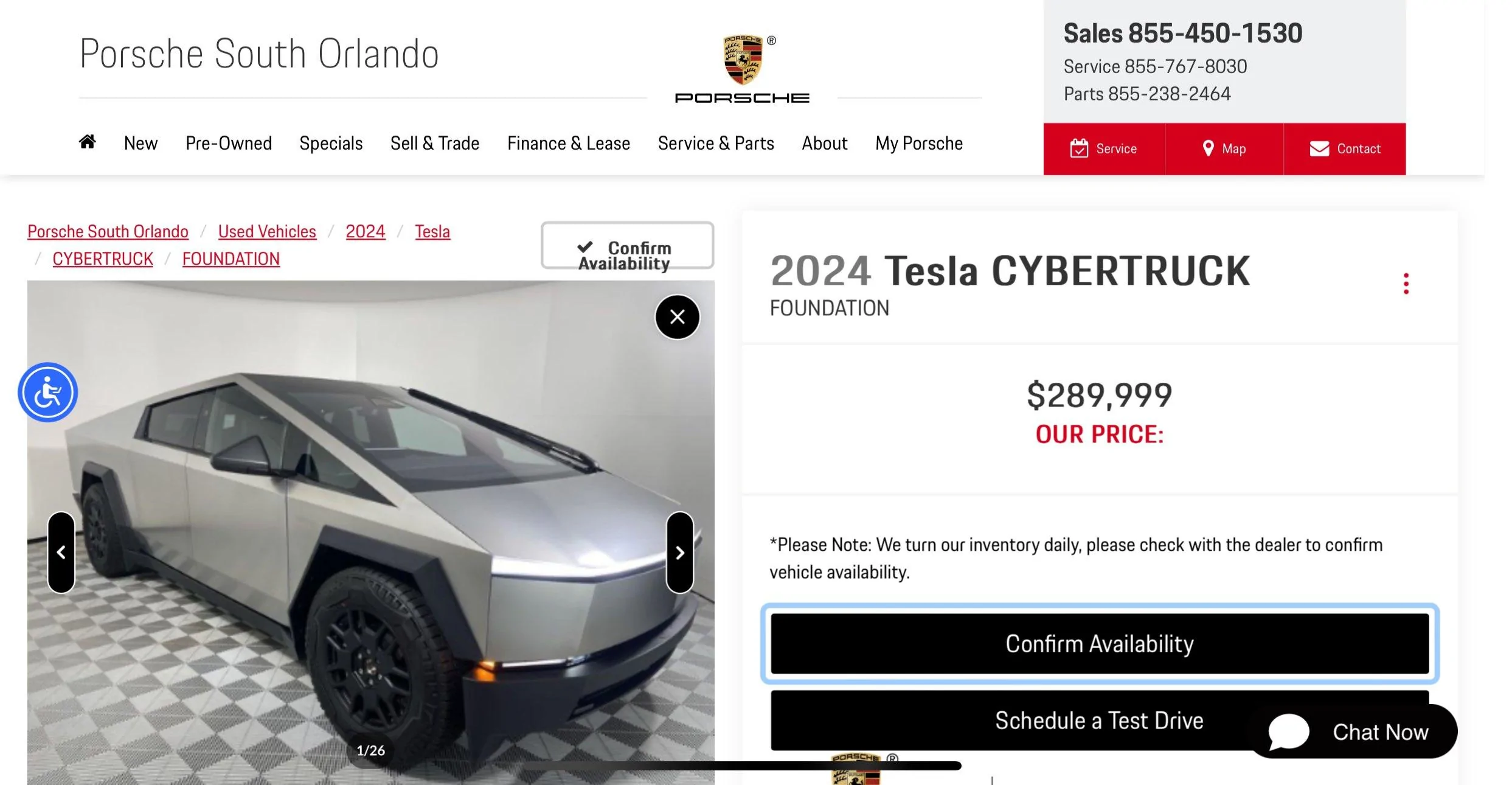 Tesla Cybertruck Porsche dealer now re-flipping Manheim auction Cybertruck for $289K! porsche dealer cybertruck