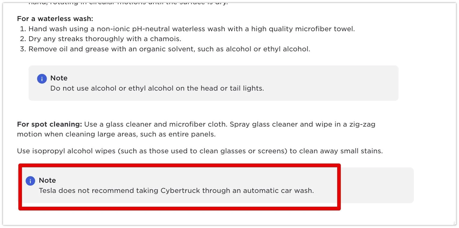 Tesla Cybertruck Results of automatic car wash Cleaning 2024-03-03 11-01-18