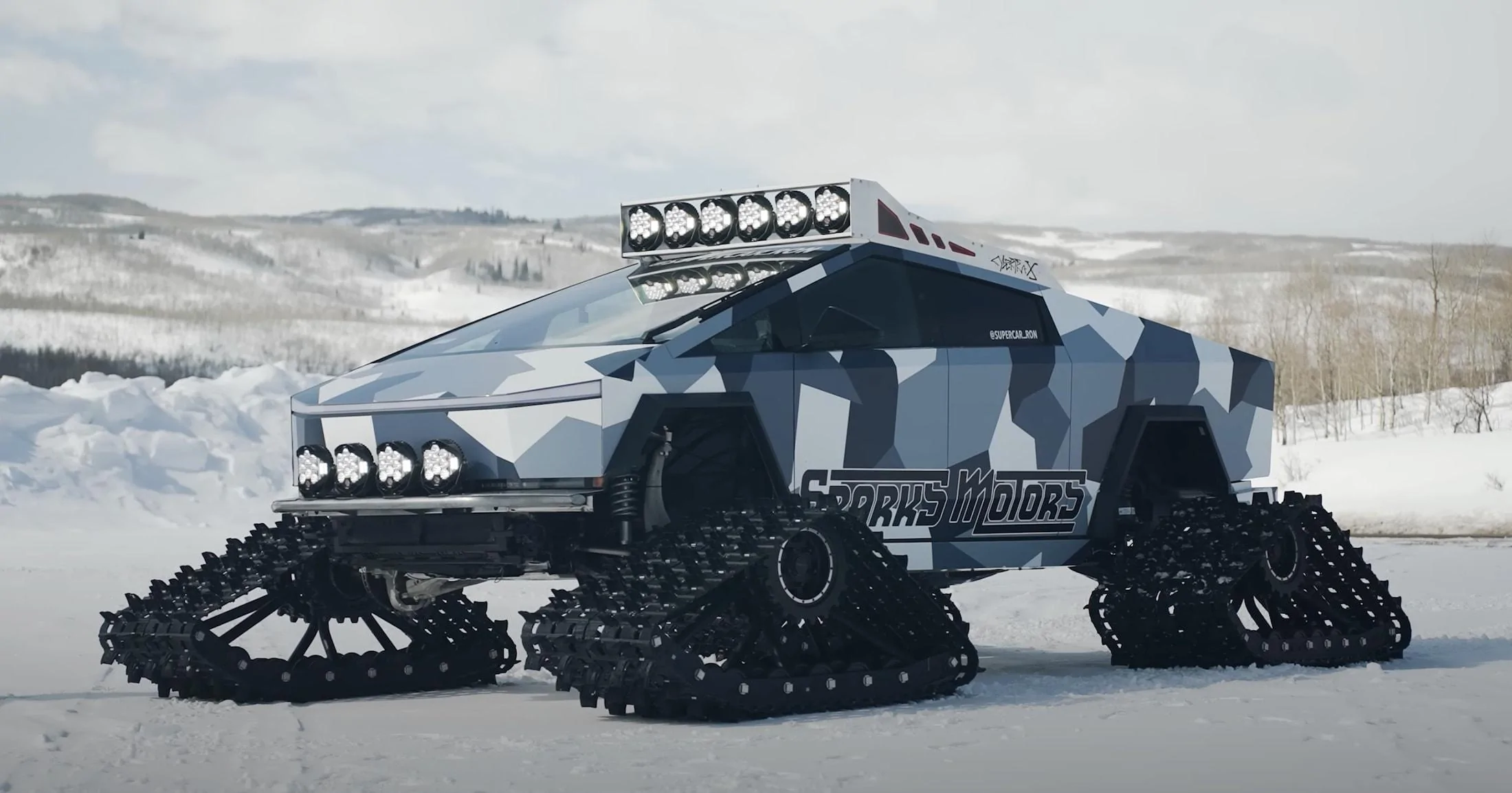 Tesla Cybertruck CyberTRON ... the world's most customized Cybertruck so far? 1709561341131