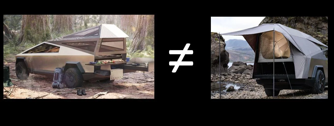 Tesla Cybertruck CyberTent (Basecamp Tent) First Review ⛺︎ [Updated w/ Awning Photos] Captur
