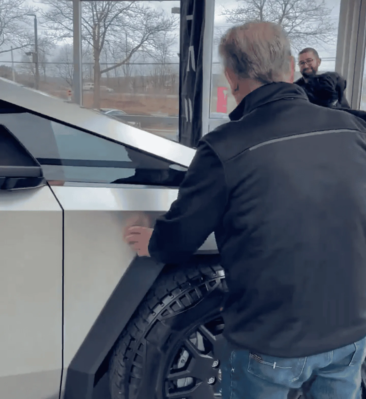 Tesla Cybertruck Sandy Munro takes Cybertruck delivery -- first in Michigan. Teardown coming! Screenshot 2024-03-05 at 10.59.36