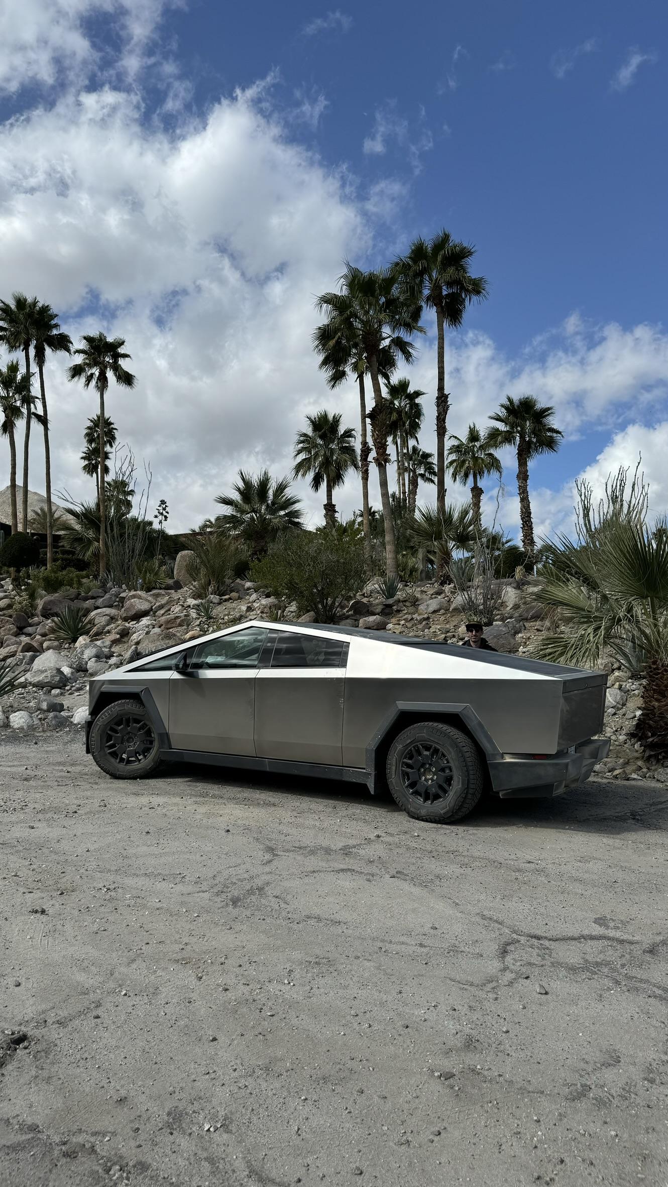 Tesla Cybertruck Desert Trip - Sunfair Lake Bed with CyberBeast in Off-Road Baja Mode IMG_6254.JPEG