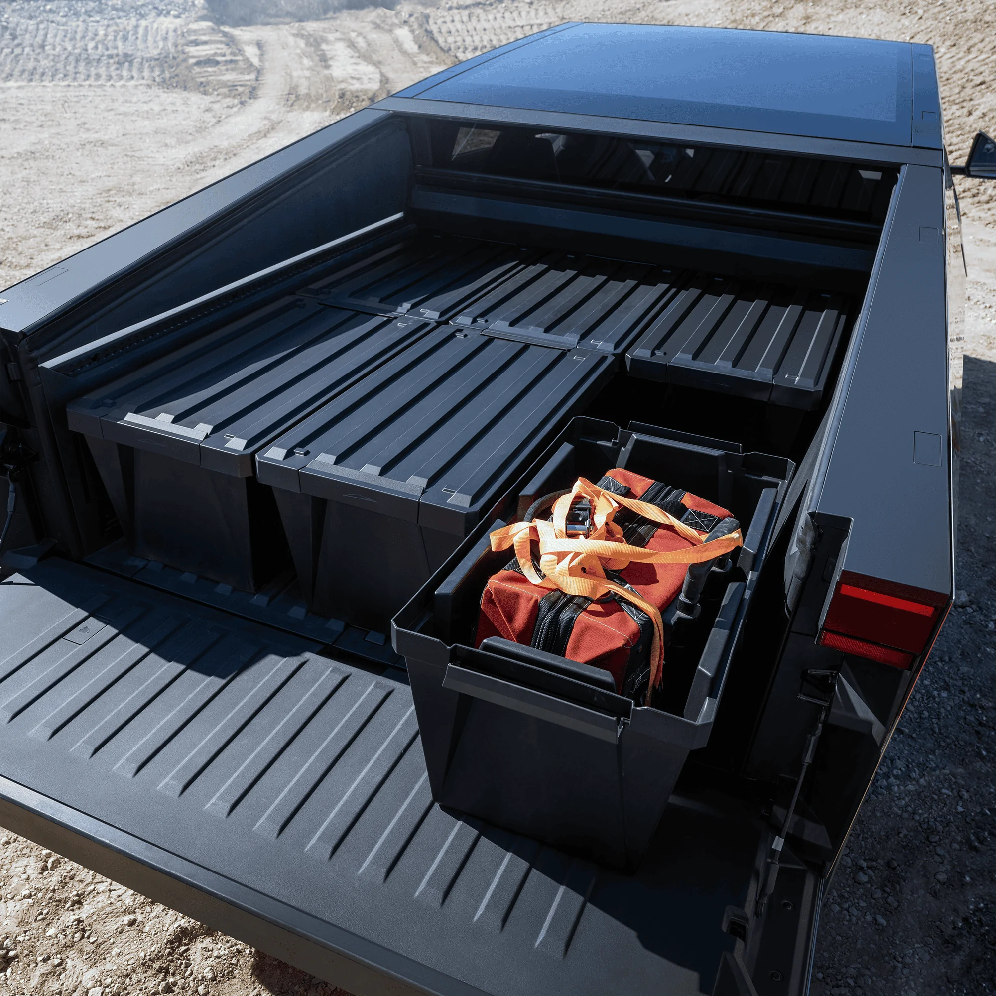 Tesla Cybertruck Vault Cargo Bins for Cybertruck (New Tesla Accessory) cybertruck vault cargo bins 8