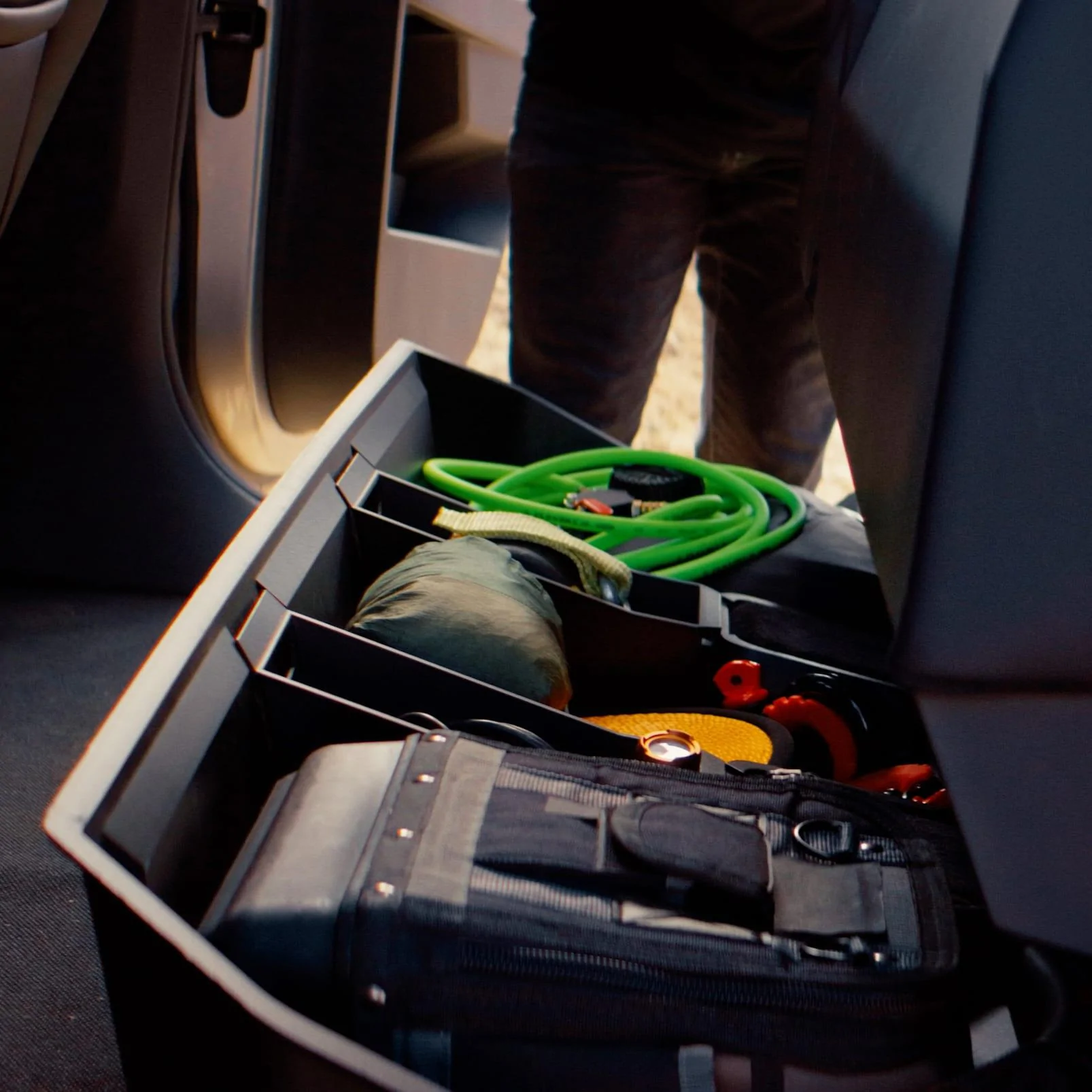 Tesla Cybertruck Underseat Storage Bin for Cybertruck (New Tesla Accessory) Cybertruck underseat storage bin 3