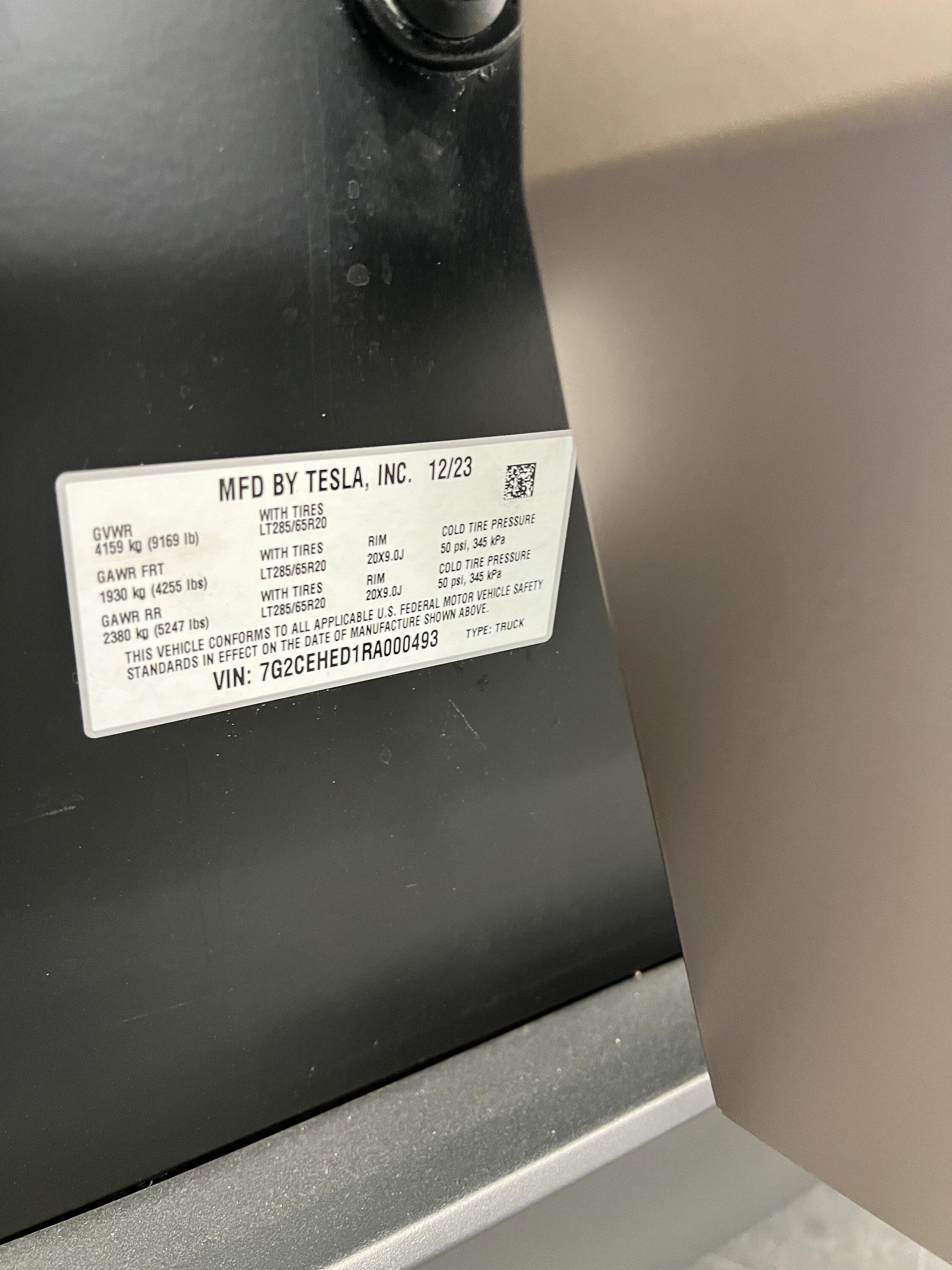 Tesla Cybertruck Satin Rose Gold Factory PPF wrap on Cybertruck - job quality closeup photos IMG_9891