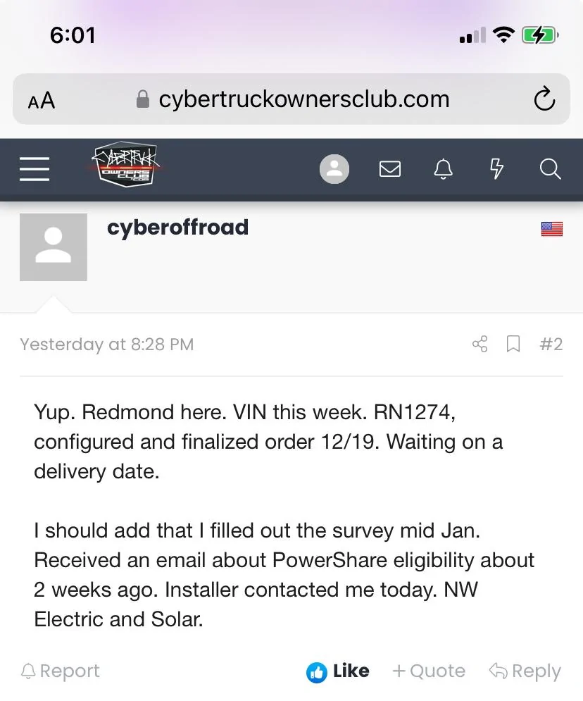 Tesla Cybertruck WA  CyberTruck deliveries end of March IMG_5409