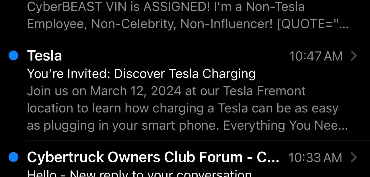 Tesla Cybertruck Holy Sheet!!! Cybertruck ‘Golden Ticket’ just arrived in my inbox😁 IMG_8418