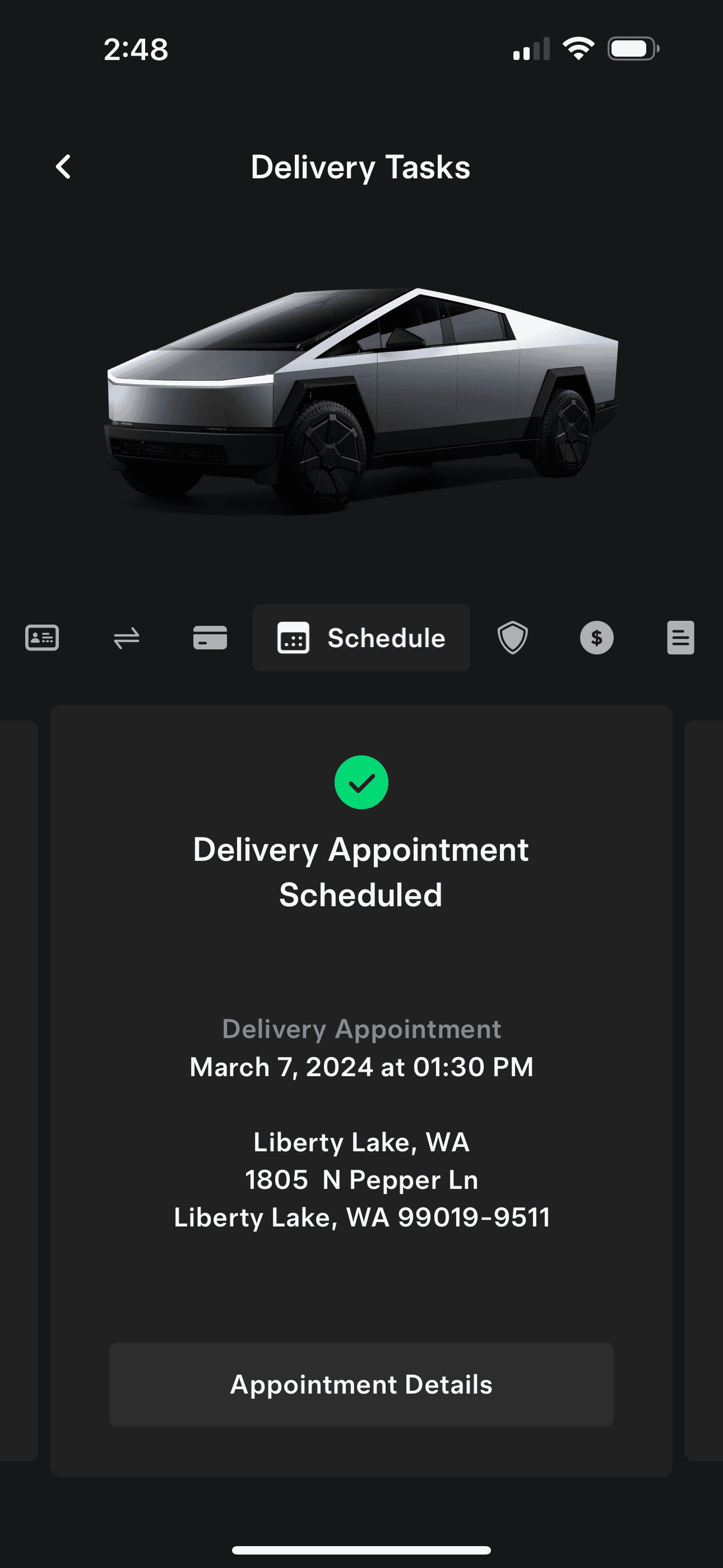 Tesla Cybertruck VINs Pending Delivery Chart & National Map 🗺️ IMG_6898
