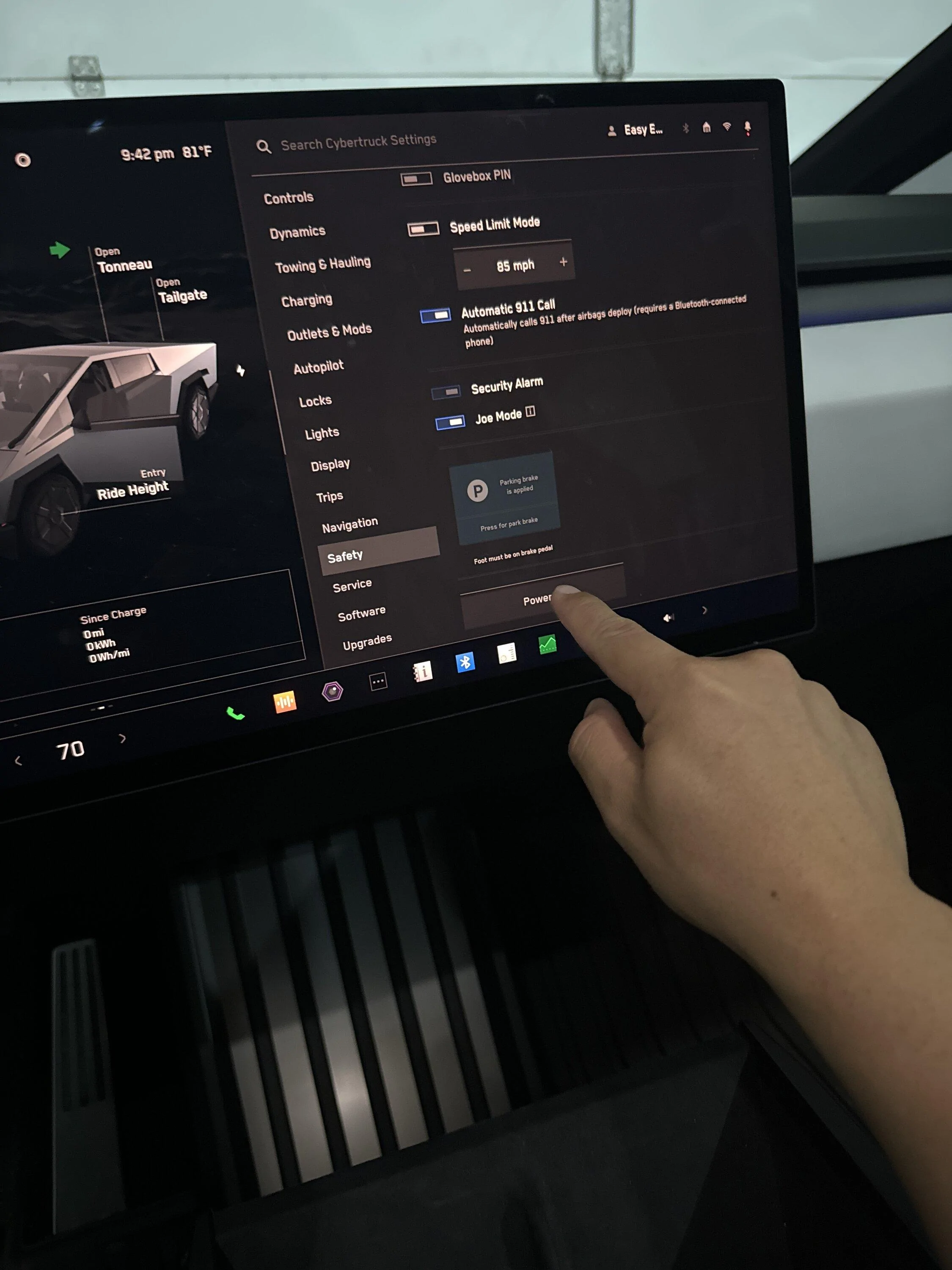 Tesla Cybertruck Hazard lights will not turn off imag
