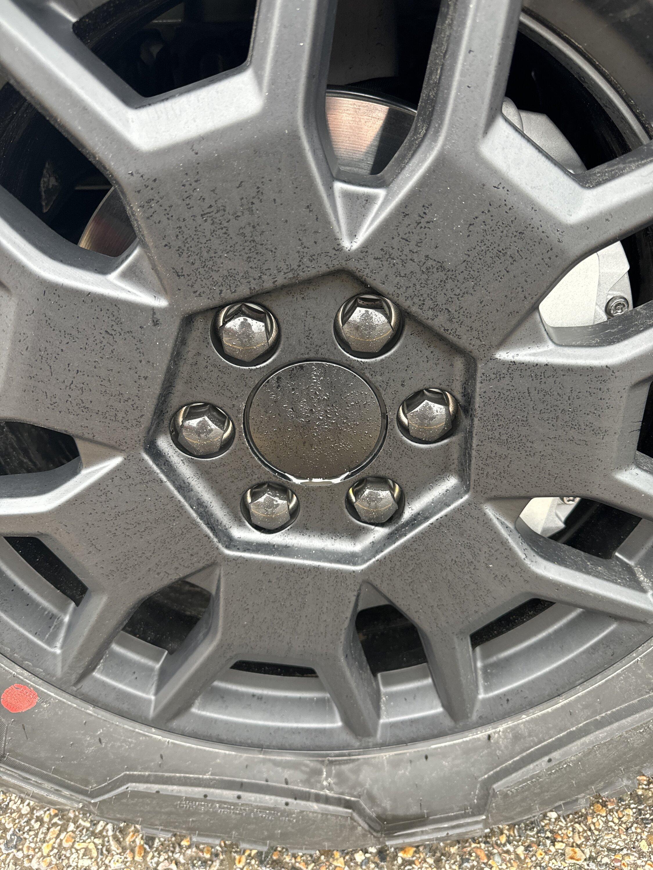 Tesla Cybertruck Center caps from Amazon fit well image