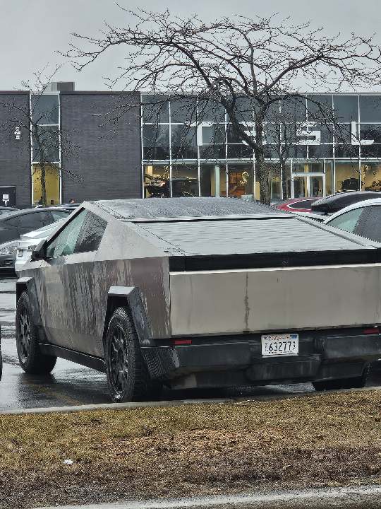 Tesla Cybertruck Ha Ha !!!! Cybertruck in south shore of Montréal in Canada Quebec province ! 1709831373265