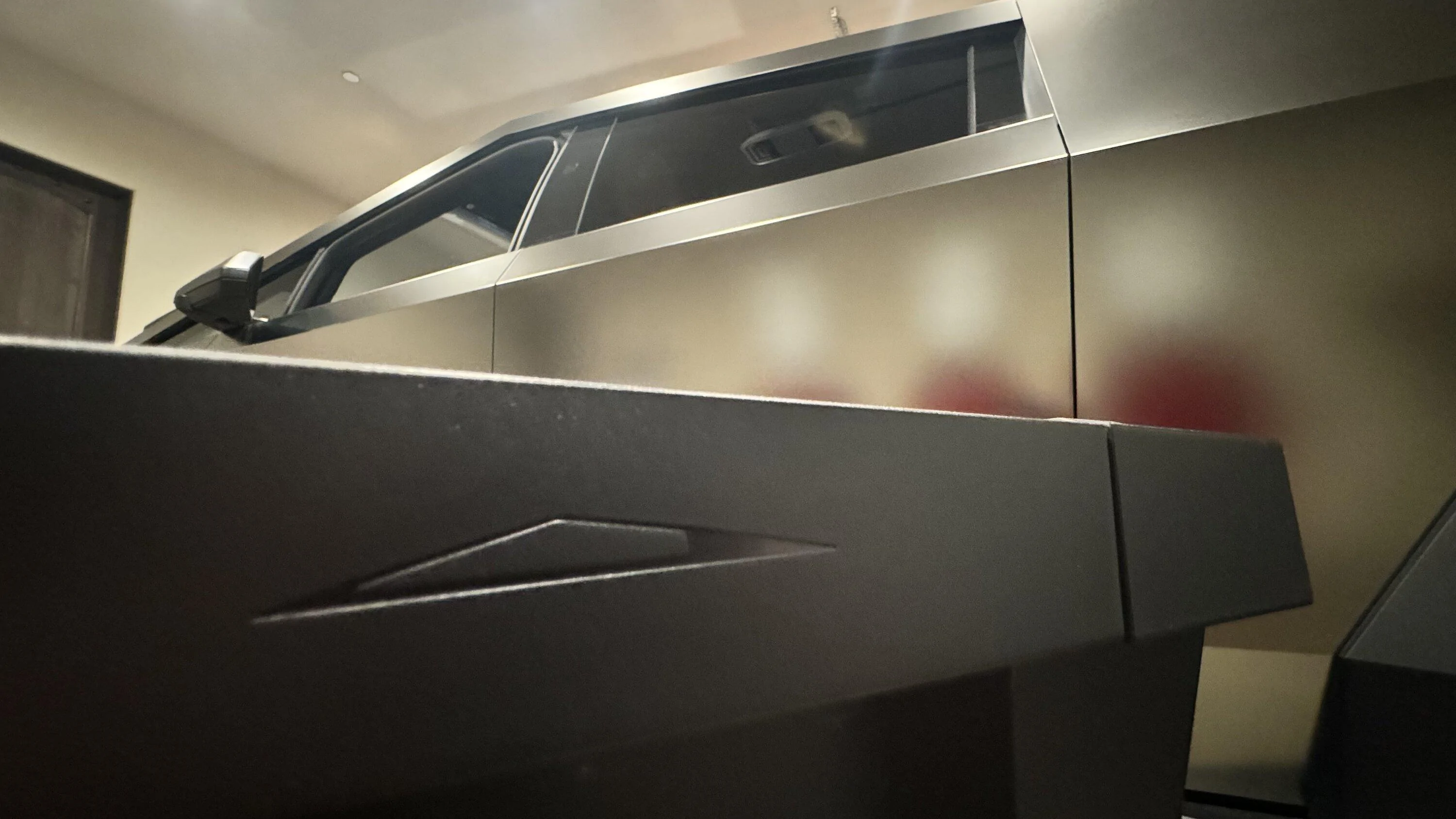 Tesla Cybertruck Vault Cargo Bins - First Installed Photos Cybertruck Vault Cargo Bins Installed Photos 3