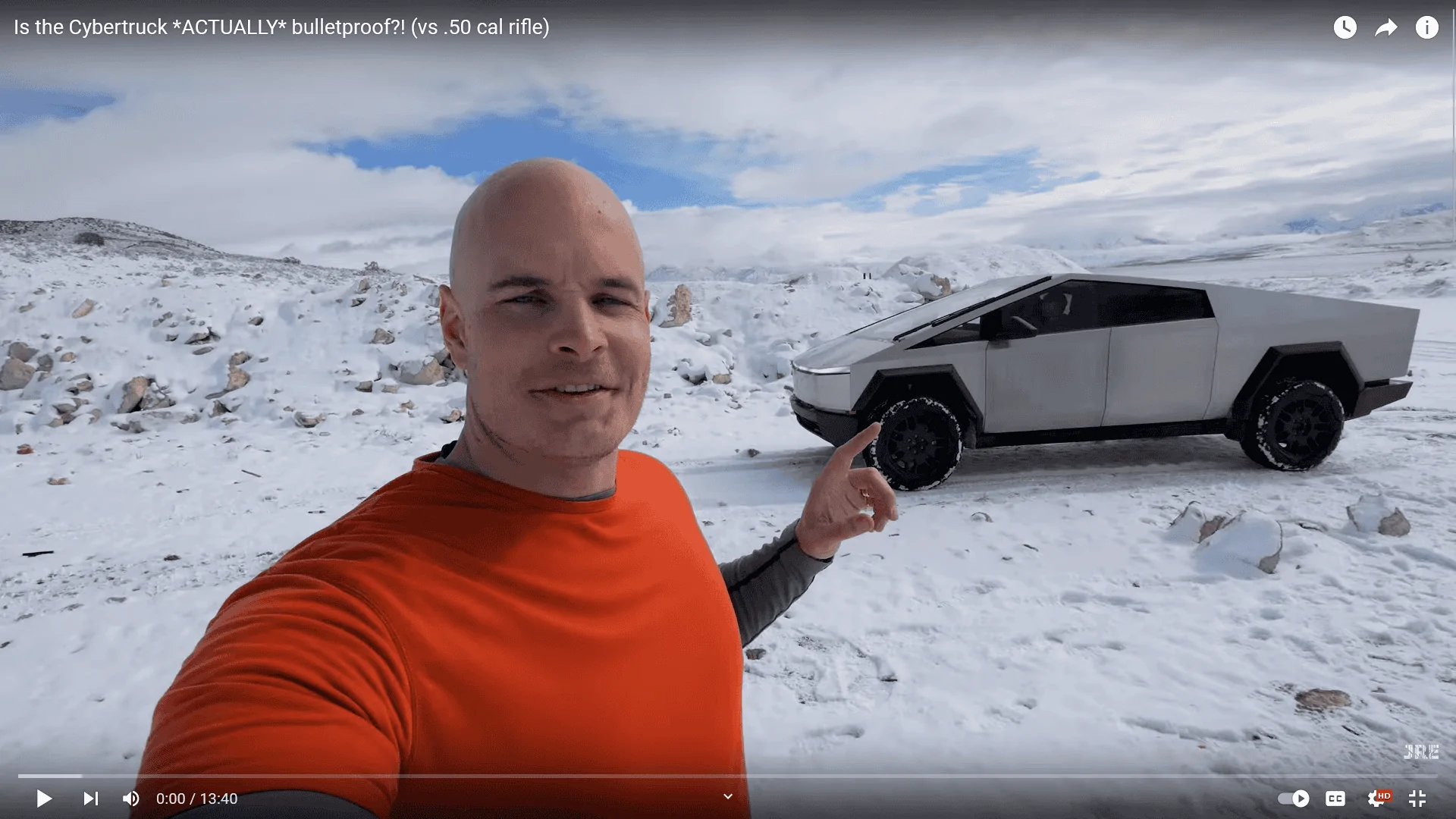 Tesla Cybertruck JerryRigEverything tests Cybertruck with multiple guns including .50 cal jerryrigsno