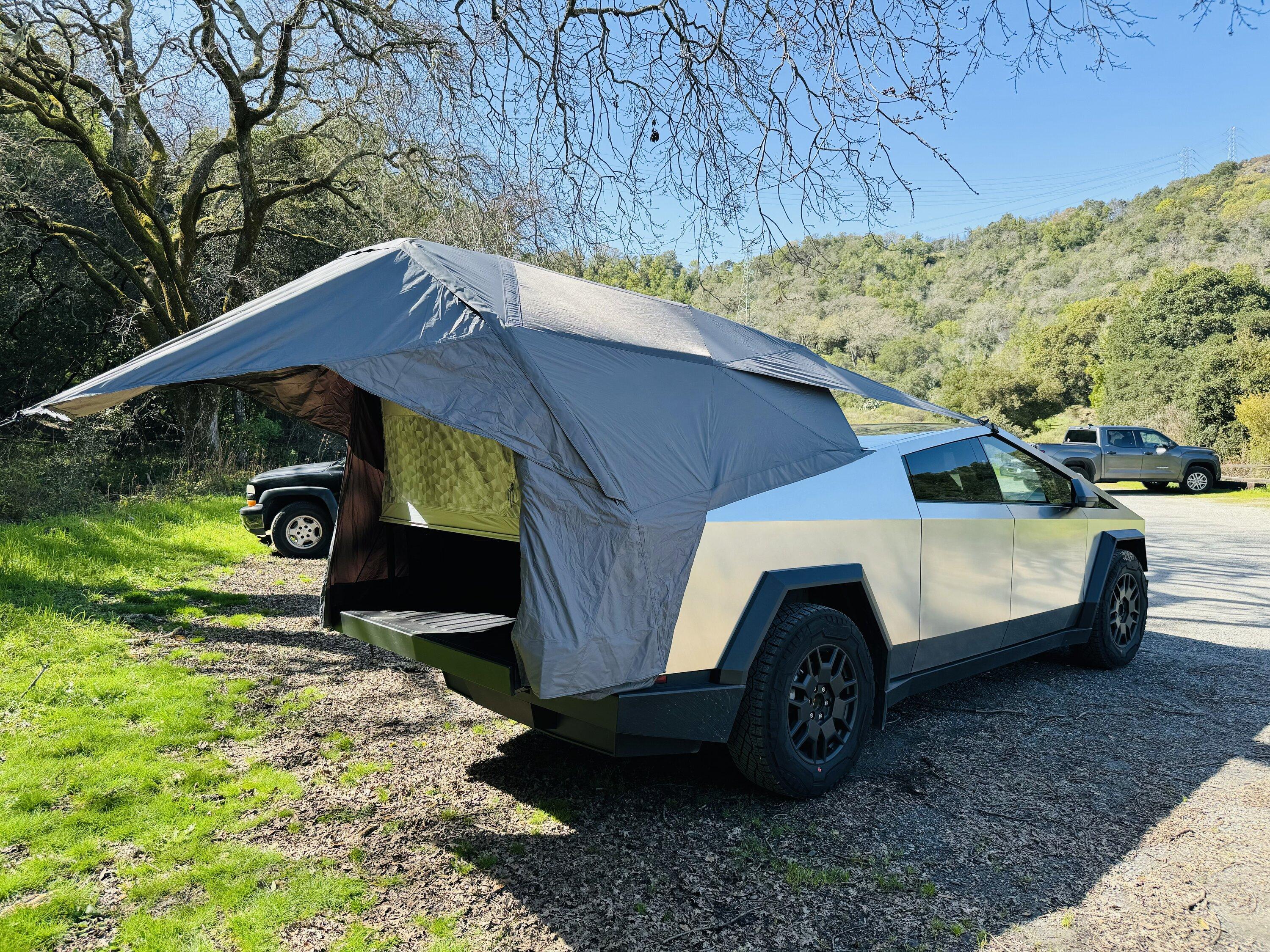 Tesla Cybertruck CyberTent (Basecamp Tent) First Review ⛺︎ [Updated w/ Awning Photos] IMG_6159