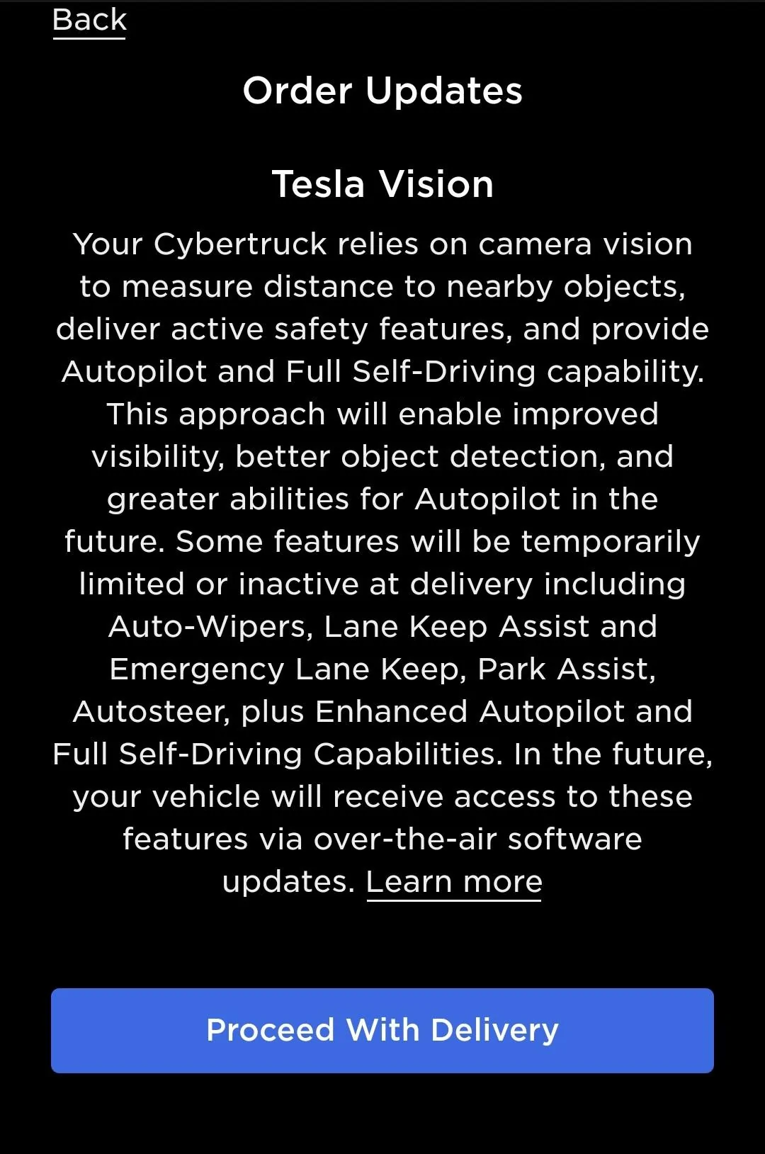 Tesla Cybertruck Florida Miami VIN allocated order 12/29, delivery 3/23 Screenshot_20240309_112107_Tesla 1