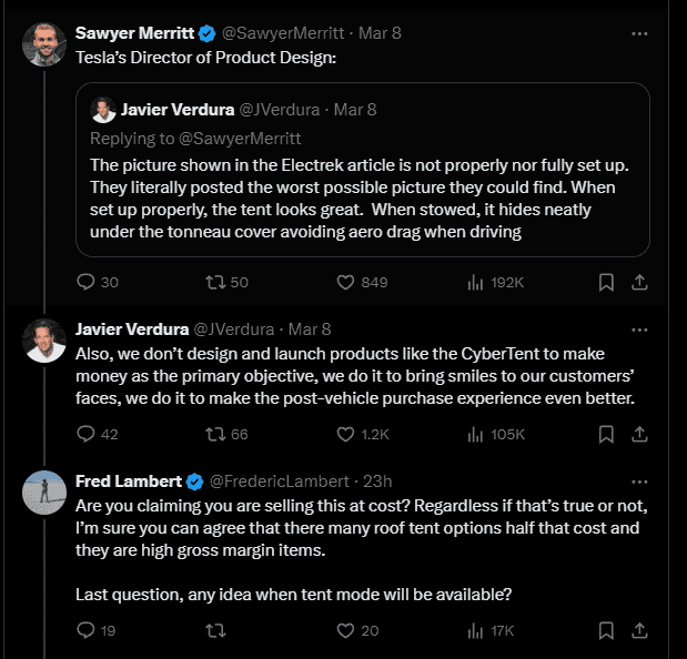 Tesla Cybertruck CyberTent (Basecamp Tent) Follow-Up Review / Recommendation 🏕️ 1710075001886