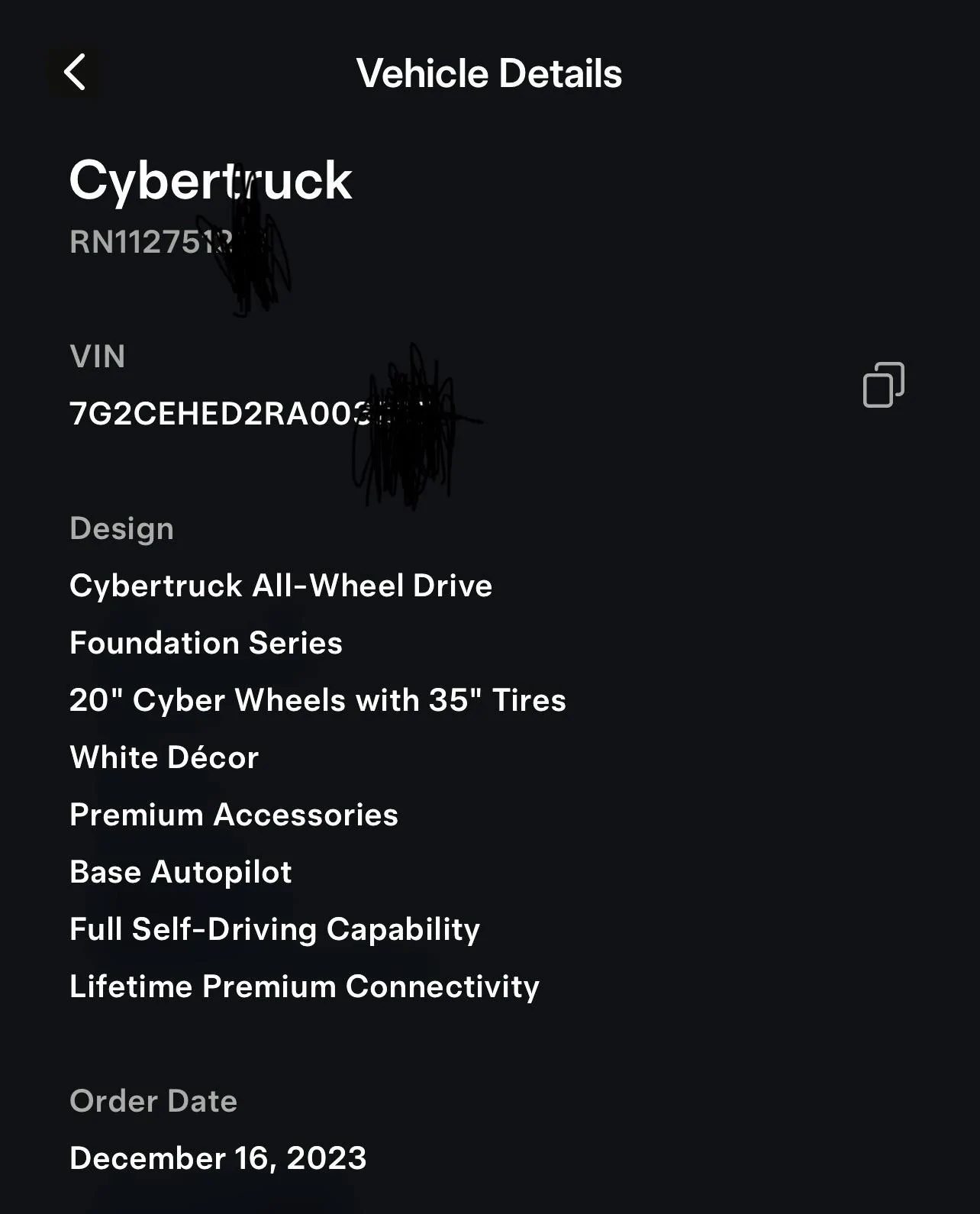 Tesla Cybertruck FIRST VIN ASSIGNED IN NJ IMG_6315