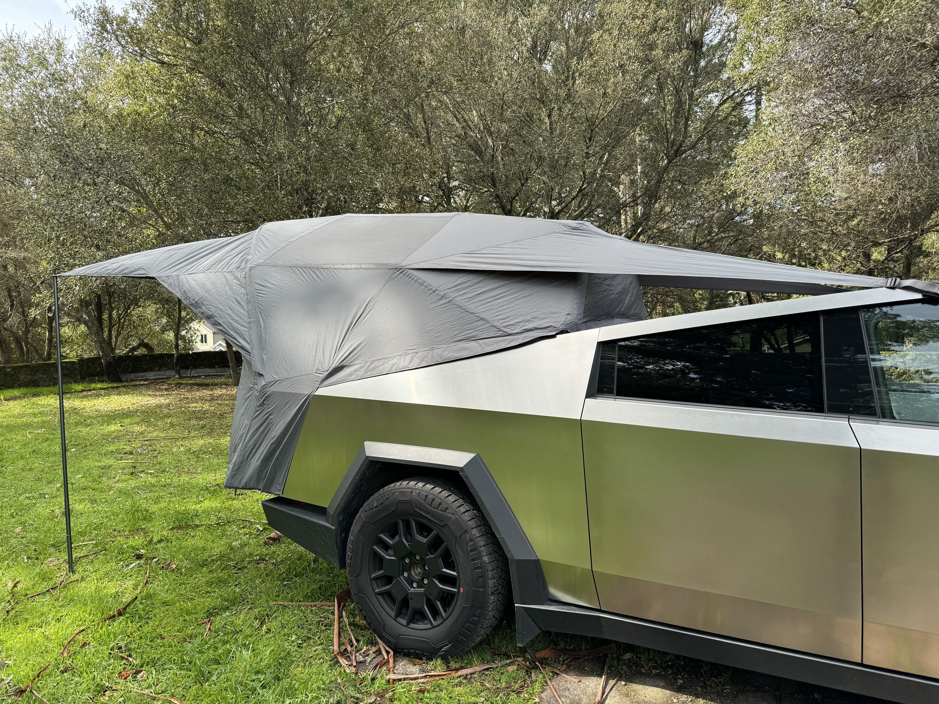 Tesla Cybertruck CyberTent (Basecamp Tent) Follow-Up Review / Recommendation 🏕️ IMG_6182