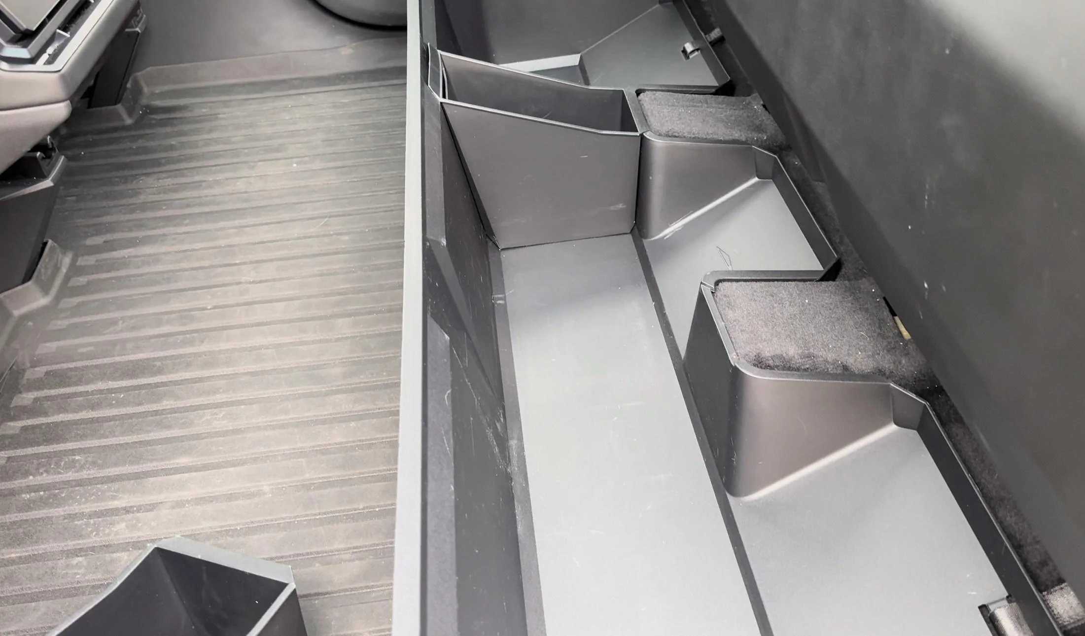 Tesla Cybertruck Tesla Underseat Storage Bin - Installed Photos & Review IMG_6206