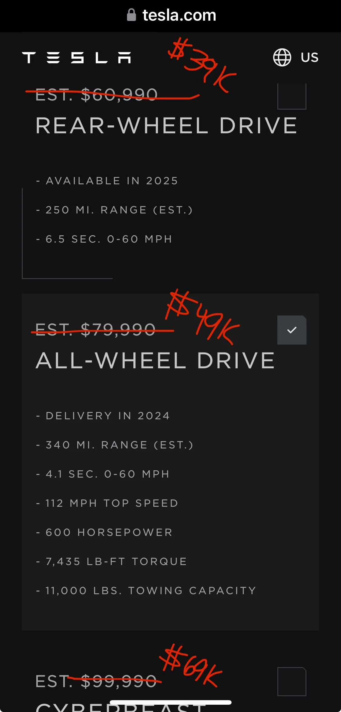 Tesla Cybertruck Order Book Open on Silverado EV IMG_5307