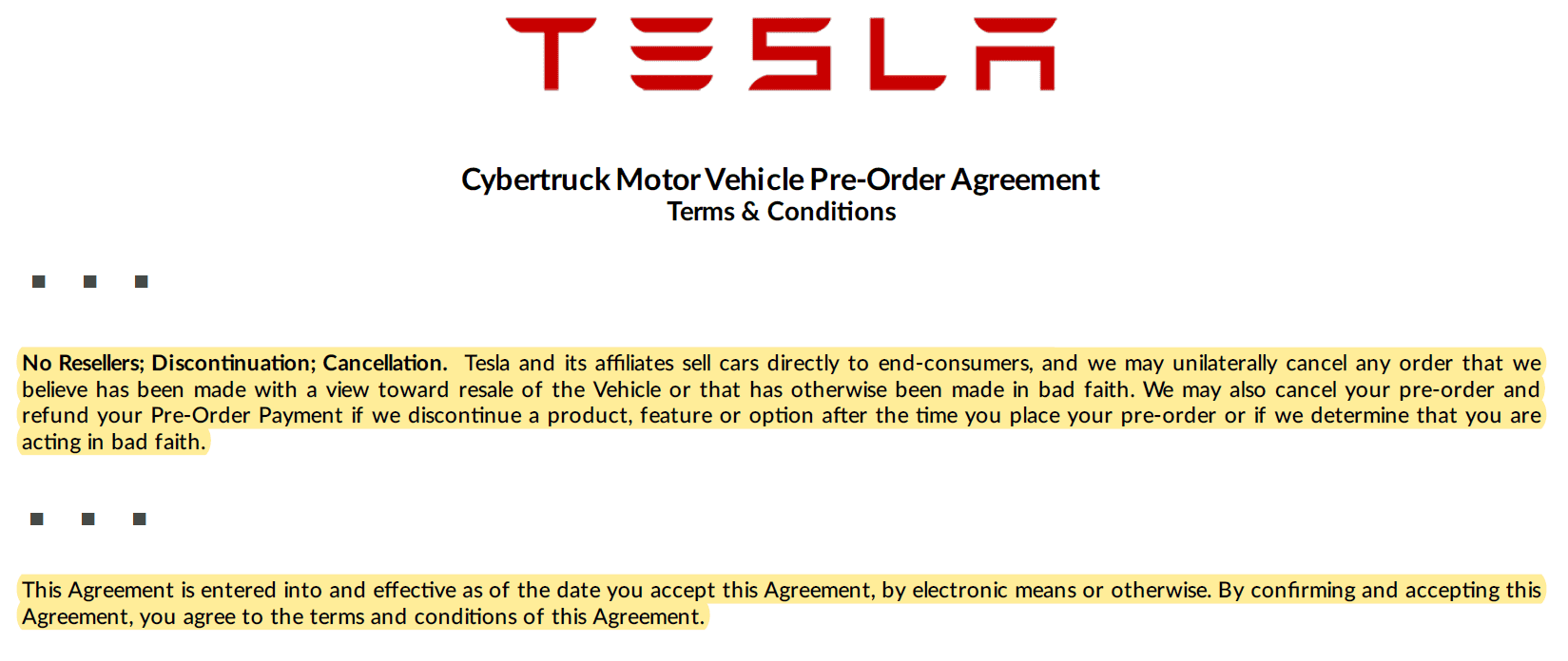 Tesla Cybertruck Be careful selling your Cybertruck! Tesla found sale listings, cancelled my other reservations and I may be blacklisted 1710193814820