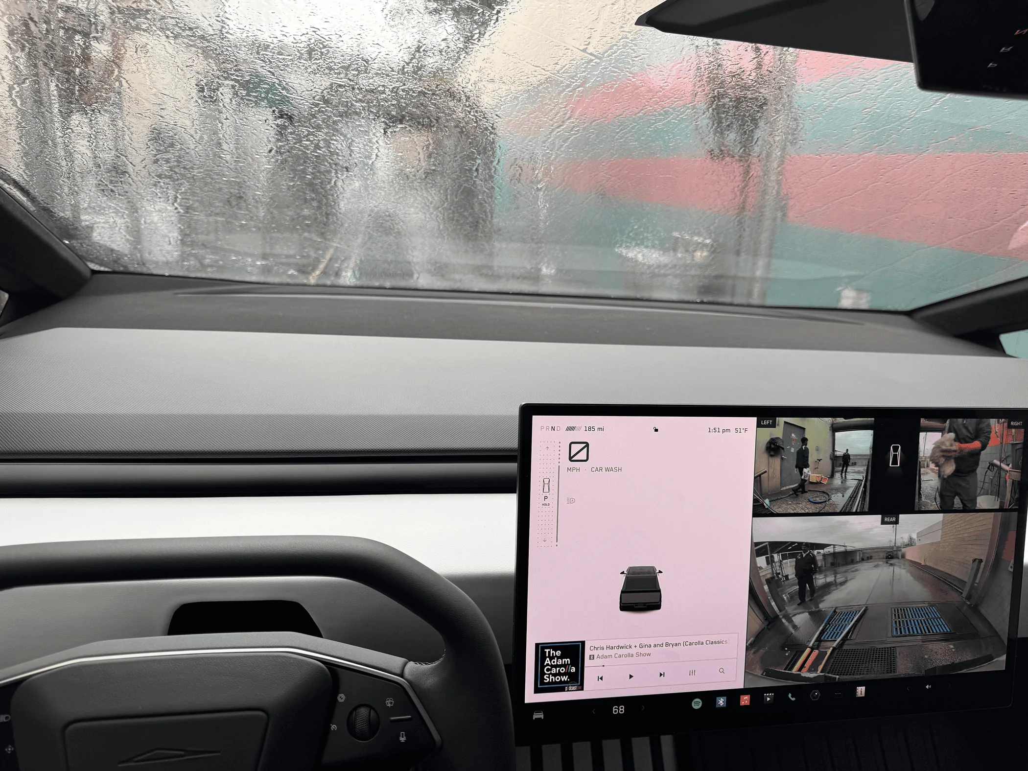 Tesla Cybertruck Took our Cybertruck to car wash (photos) + update on ProtectaClear. No fingerprints for weeks now IMG_9057