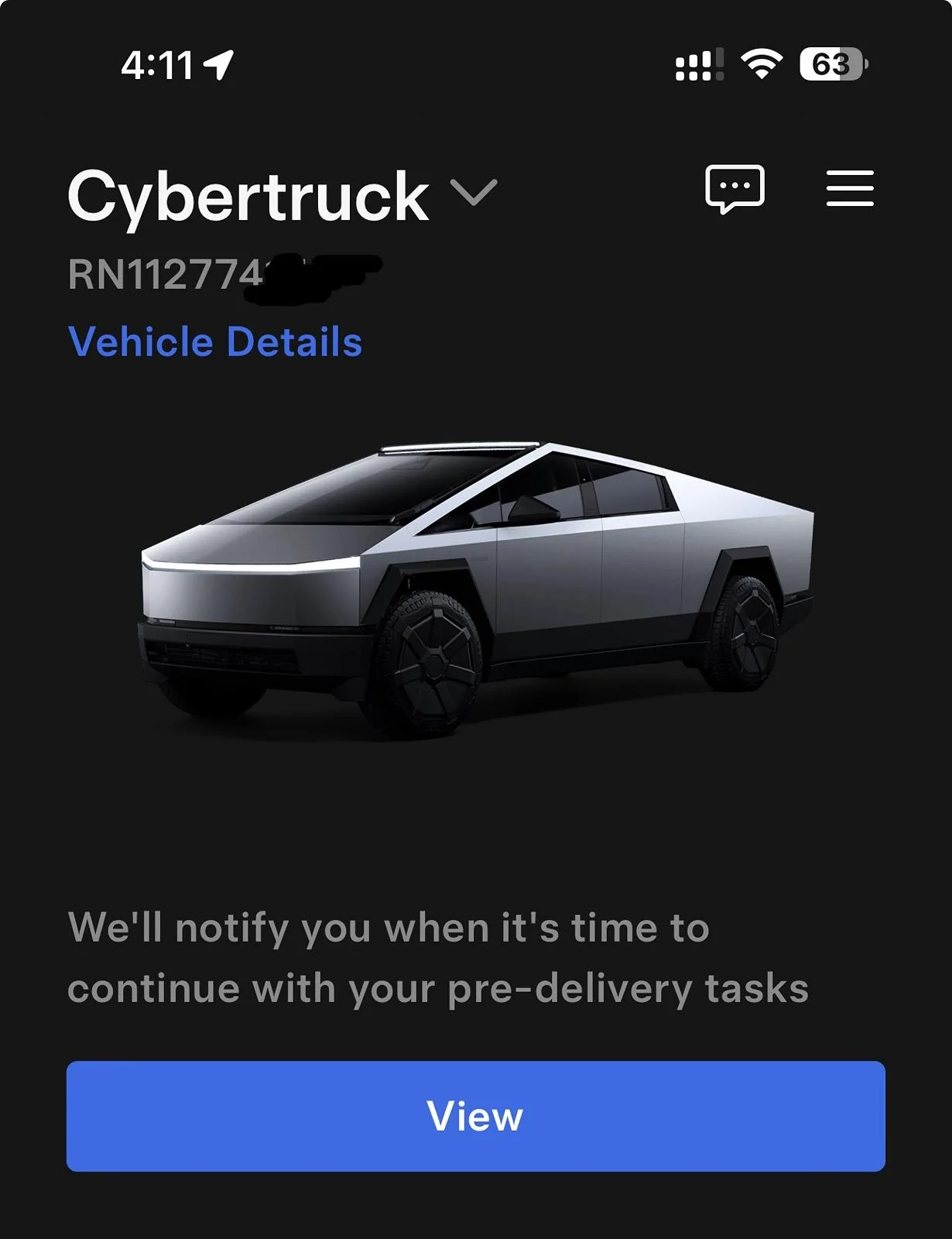 Tesla Cybertruck 12/8 CyberBeast waiting room IMG_7147