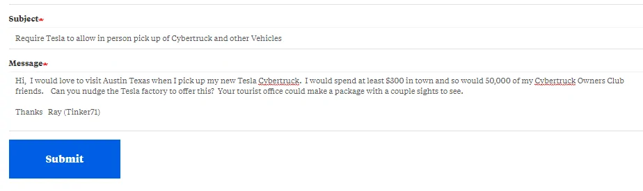 Tesla Cybertruck Factory pick-up in lieu of delivery [WARNING: NO POLITICS] 1606579615430
